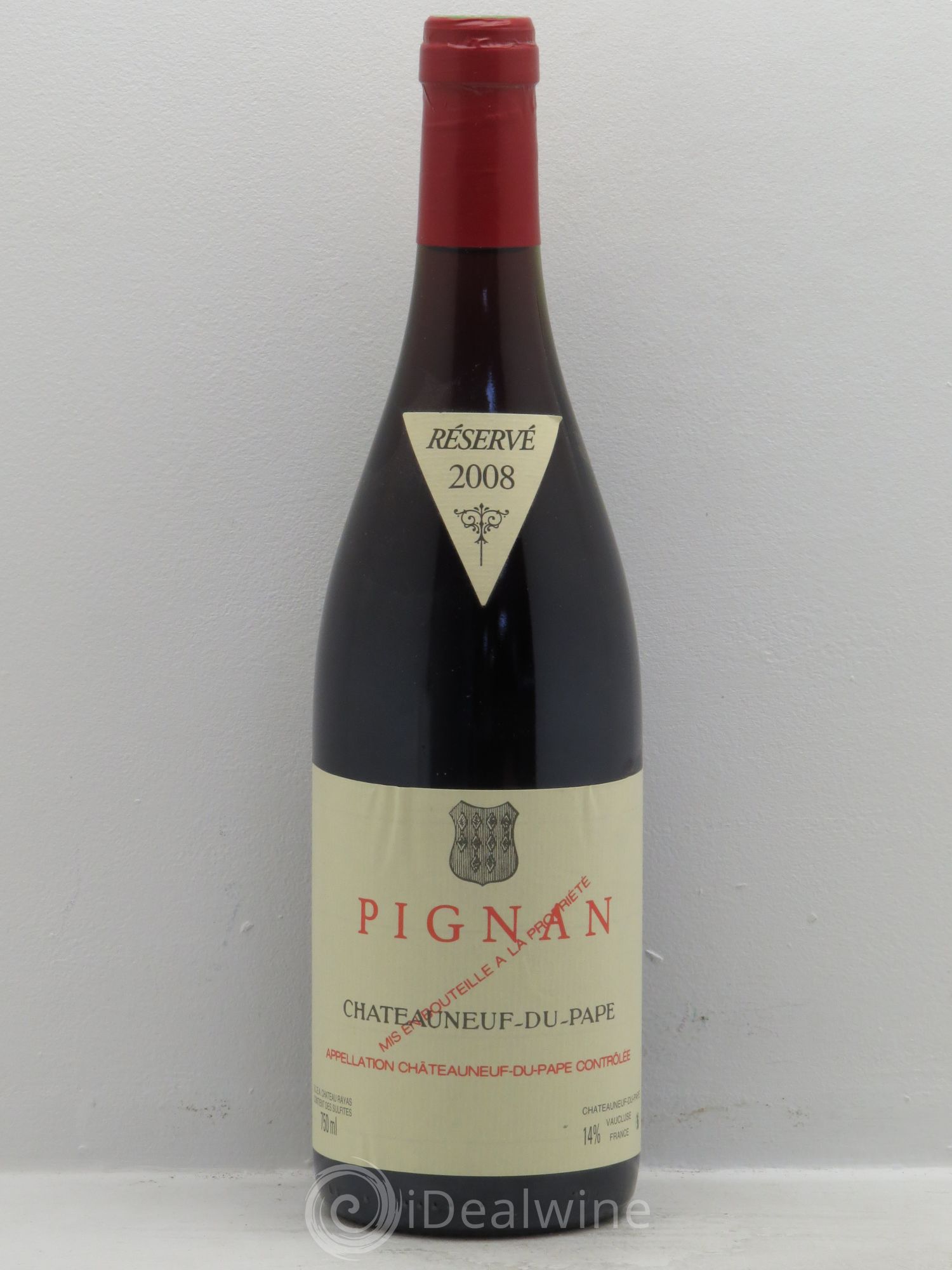 Châteauneuf-du-Pape Pignan Emmanuel Reynaud 2008 - Lot de 1 bouteille - 0