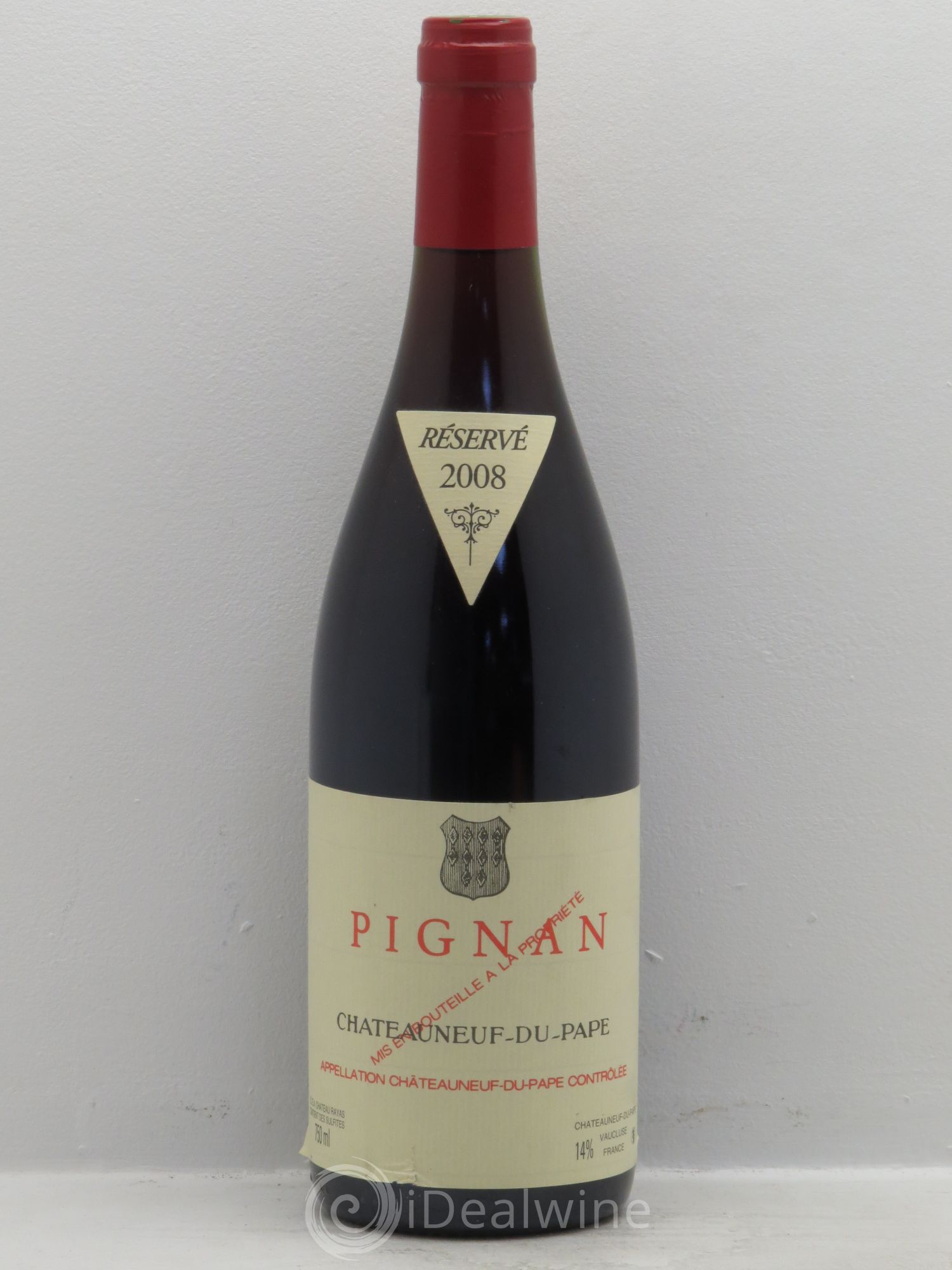 Châteauneuf-du-Pape Pignan Emmanuel Reynaud 2008 - Lot de 1 bouteille - 0