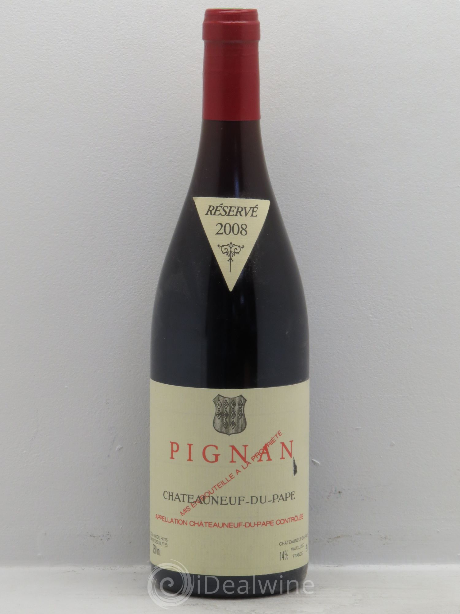 Châteauneuf-du-Pape Pignan Emmanuel Reynaud 2008 - Lot de 1 bouteille - 0