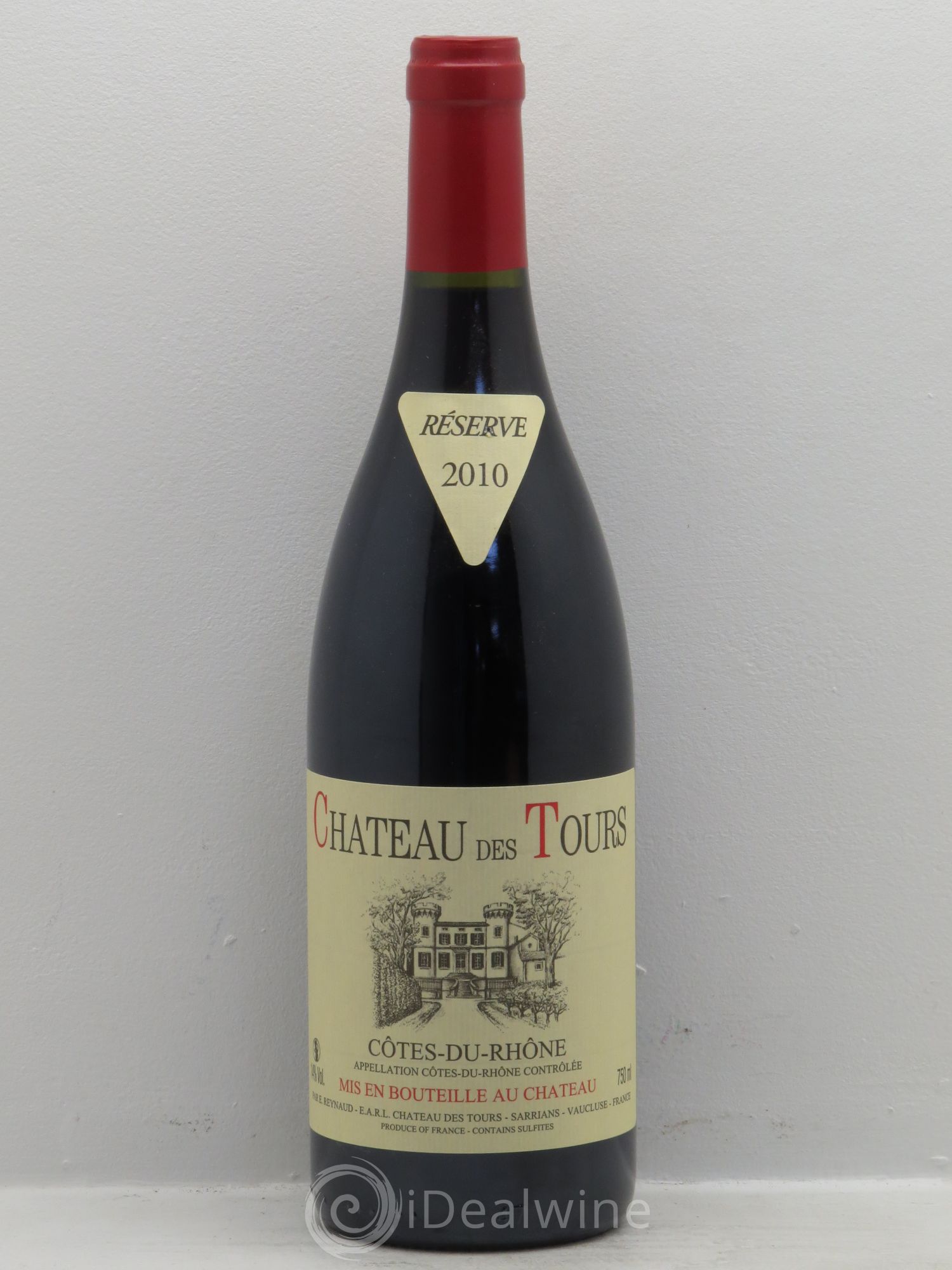 Côtes-du-Rhône Château des Tours Emmanuel Reynaud 2010 - Lot de 1 bouteille - 0