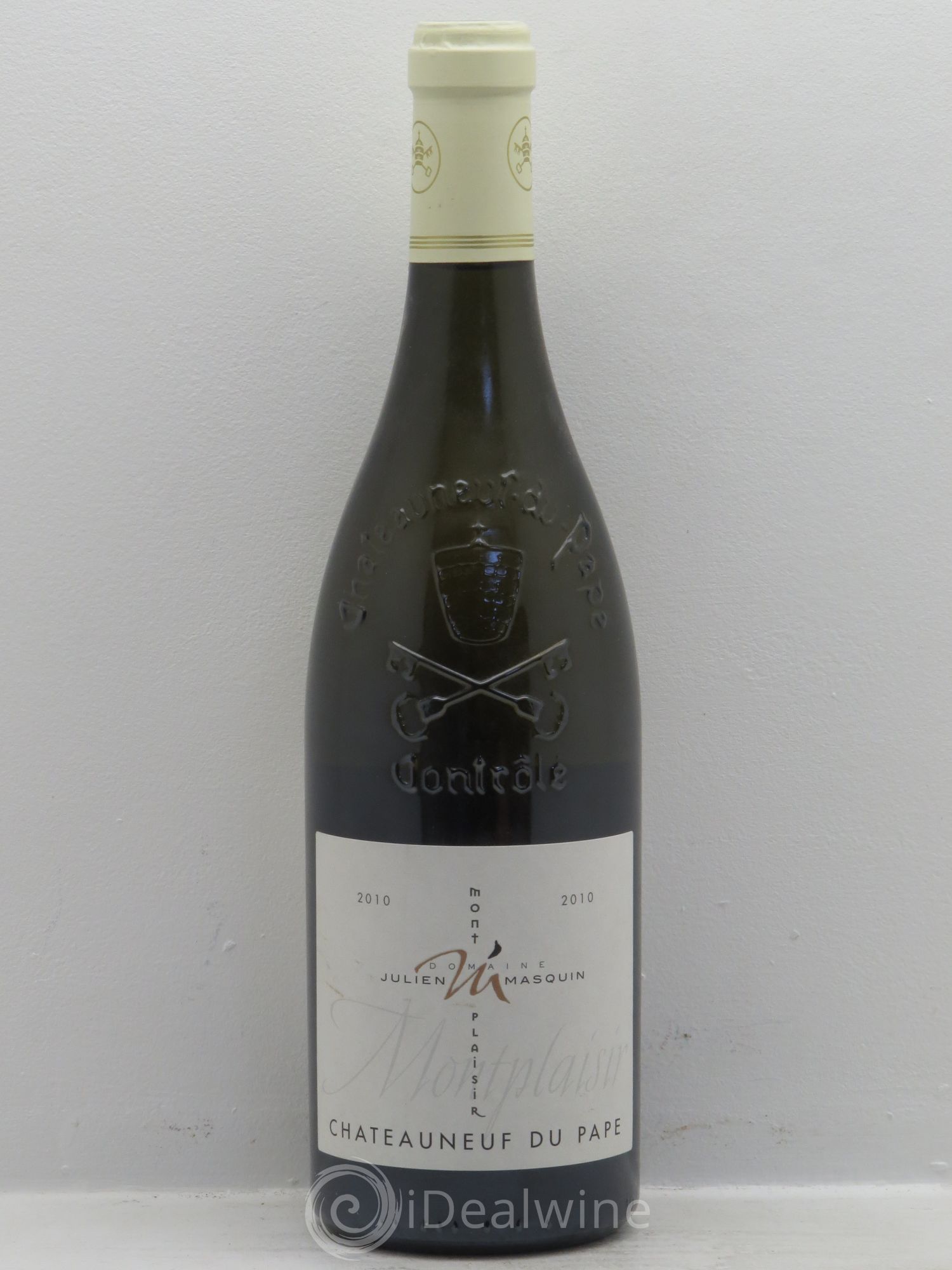 Châteauneuf-du-Pape Mont Plaisir Julien Masouin 2010 - Posten von 1 Flasche - 0