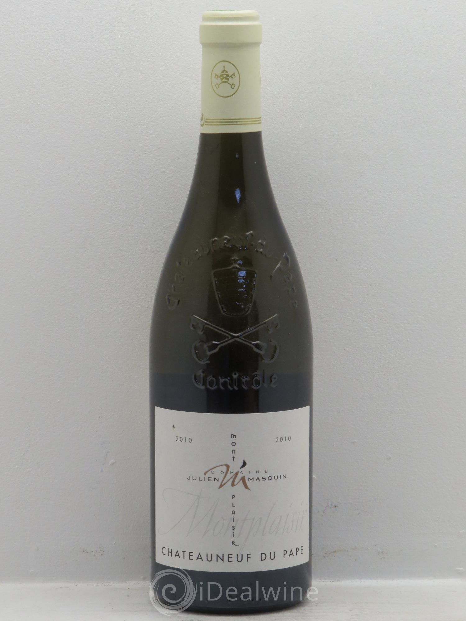 Châteauneuf-du-Pape Mont Plaisir Julien Masouin 2010 - Posten von 1 Flasche - 0