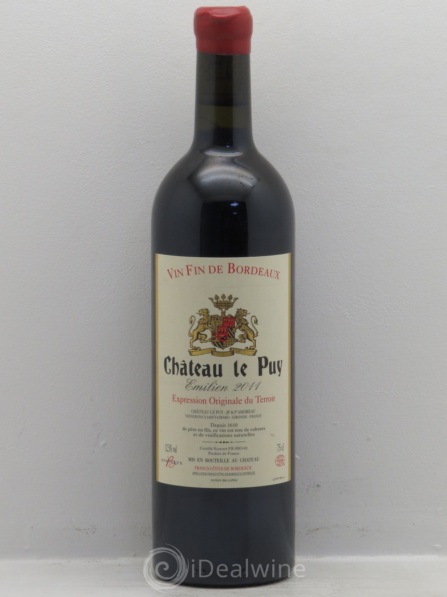 Le Puy - Cuvée Emilien 2011 - Lot de 1 bouteille - 0