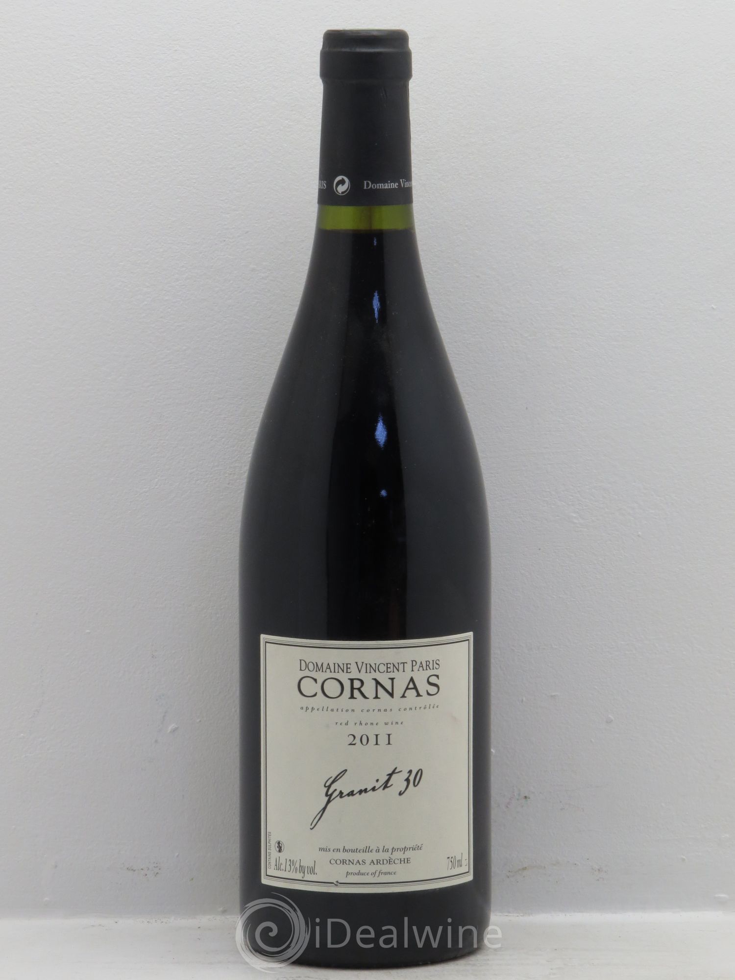 Cornas Granit 30 Vincent Paris 2011 - Lot de 1 bouteille - 0