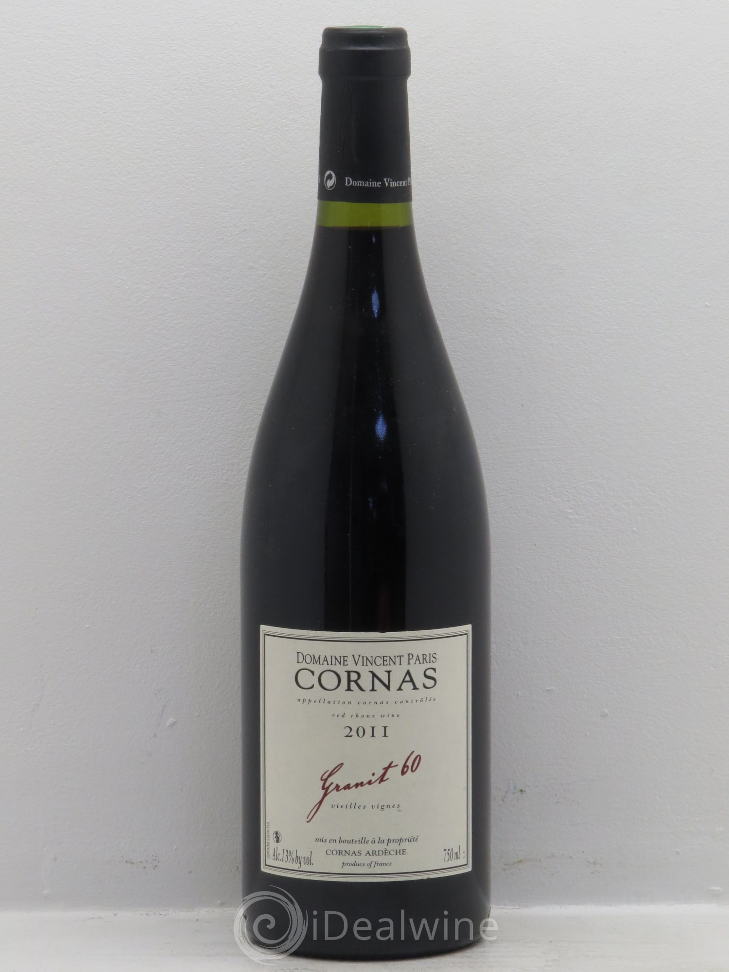 Cornas Granit 60 Vieilles Vignes Vincent Paris 2011 - Lot de 1 bouteille - 0