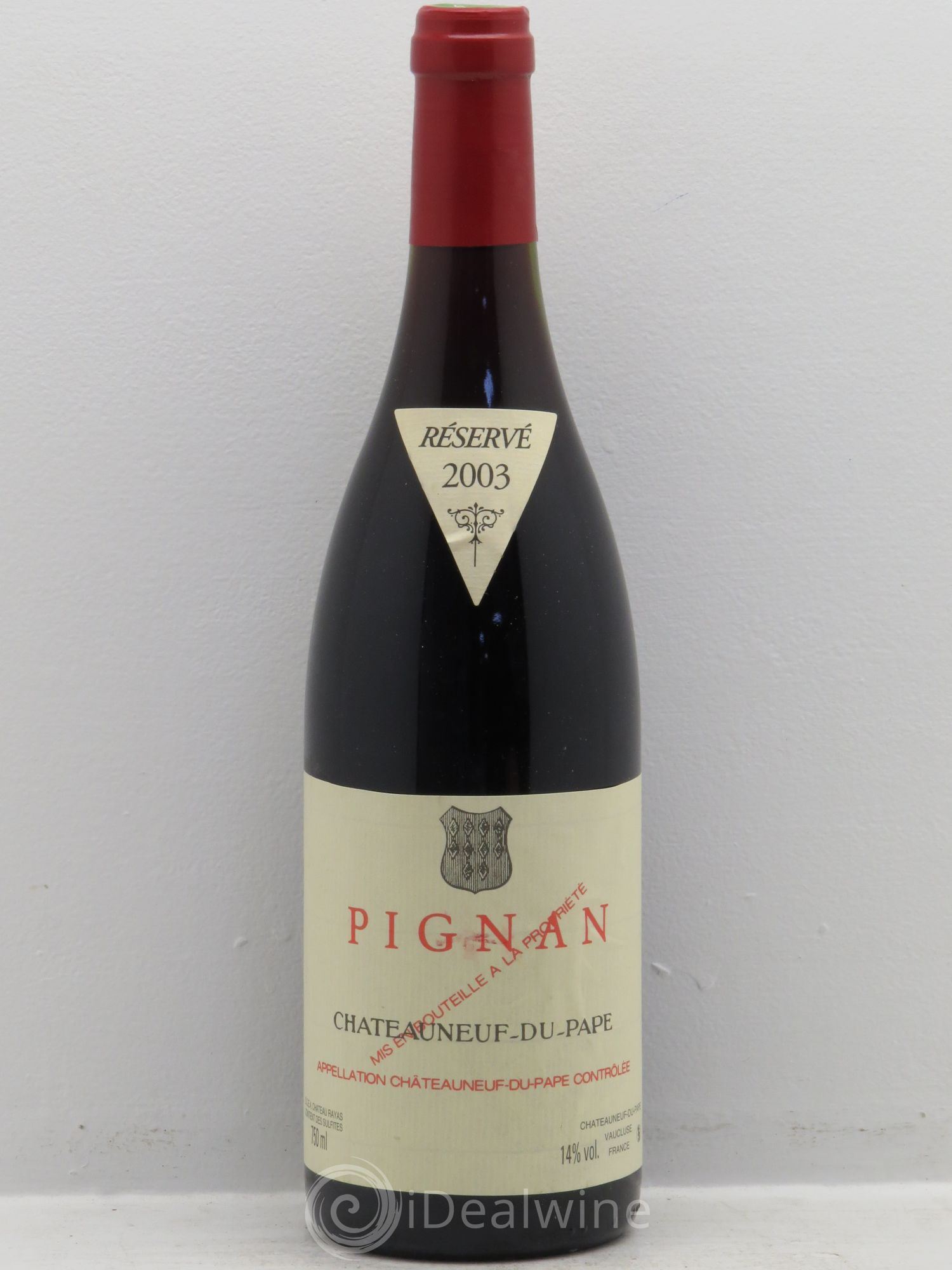 Châteauneuf-du-Pape Pignan Emmanuel Reynaud 2003 - Lot de 1 bouteille - 0