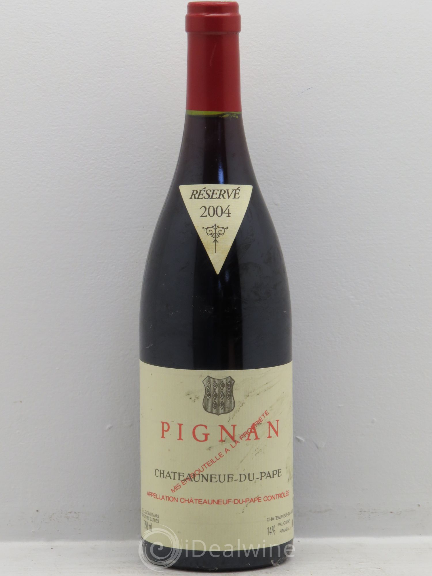 Châteauneuf-du-Pape Pignan Emmanuel Reynaud 2004 - Lot de 1 bouteille - 0