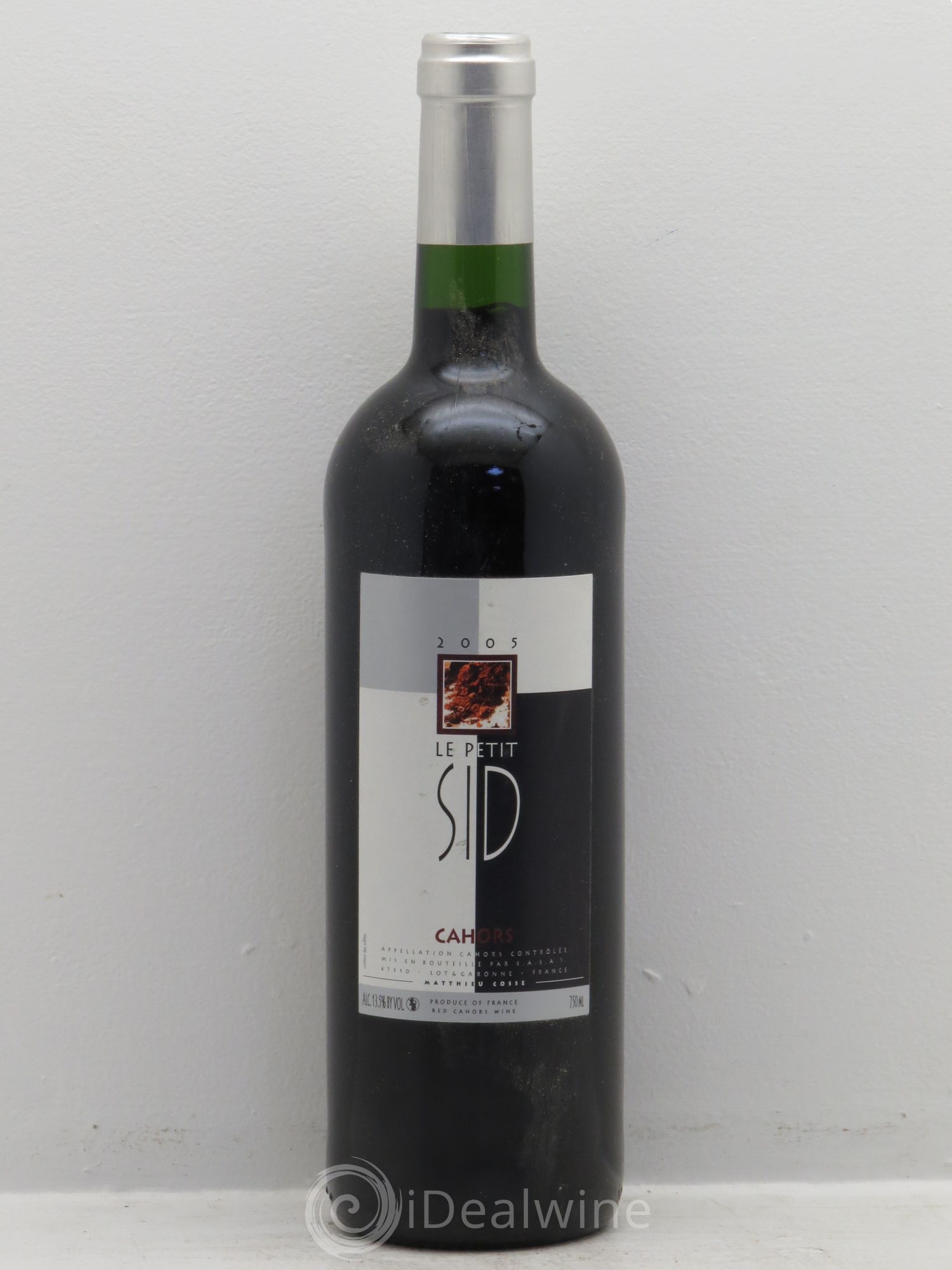 Cahors Cosse-Maisonneuve Le Petit Sid 2005 - Posten von 1 Flasche - 0