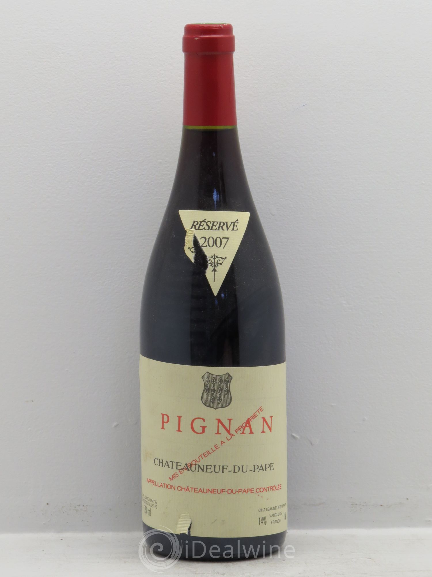 Châteauneuf-du-Pape Pignan Emmanuel Reynaud 2007 - Lot de 1 bouteille - 0