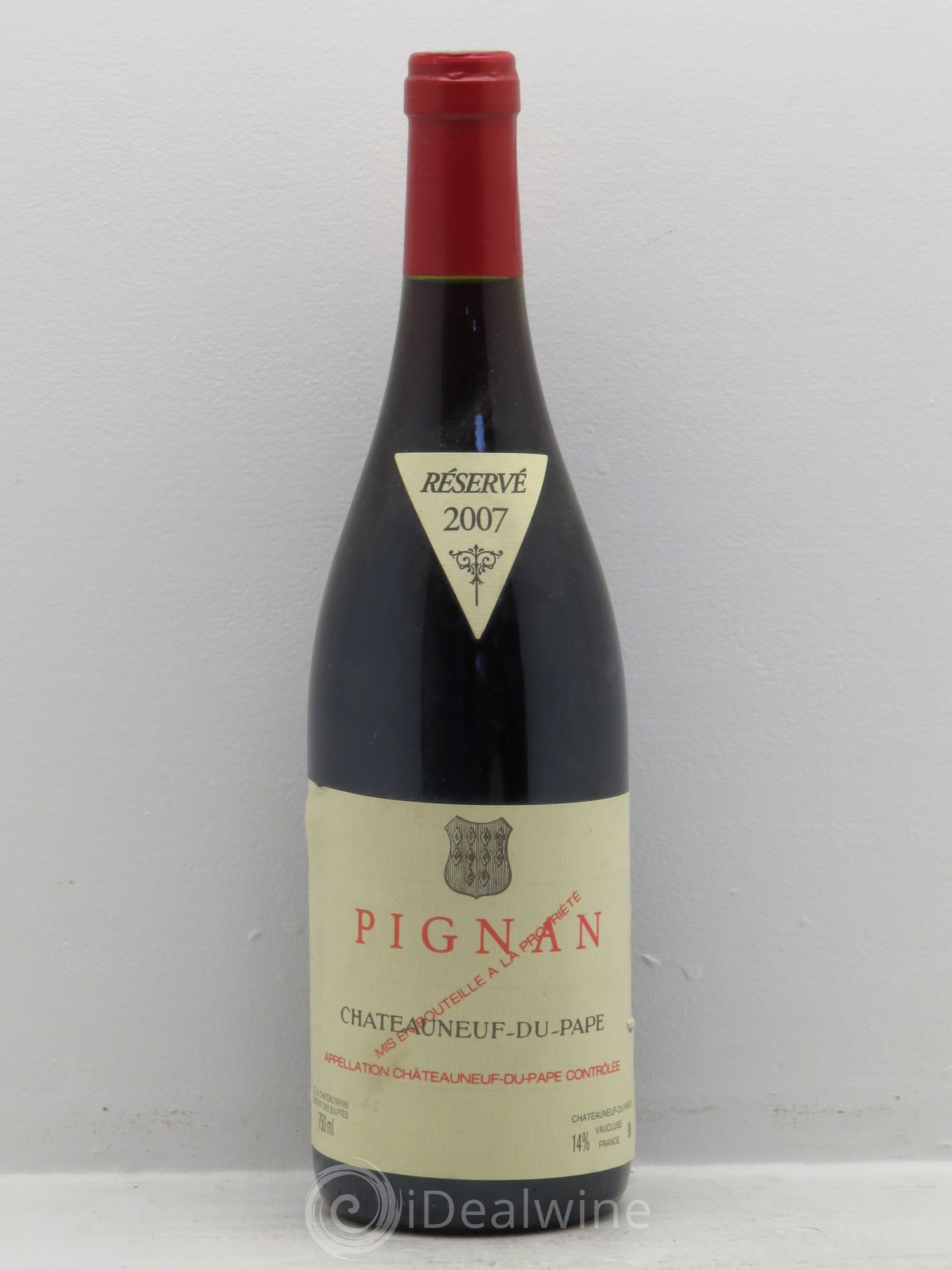 Châteauneuf-du-Pape Pignan Emmanuel Reynaud 2007 - Lot de 1 bouteille - 0