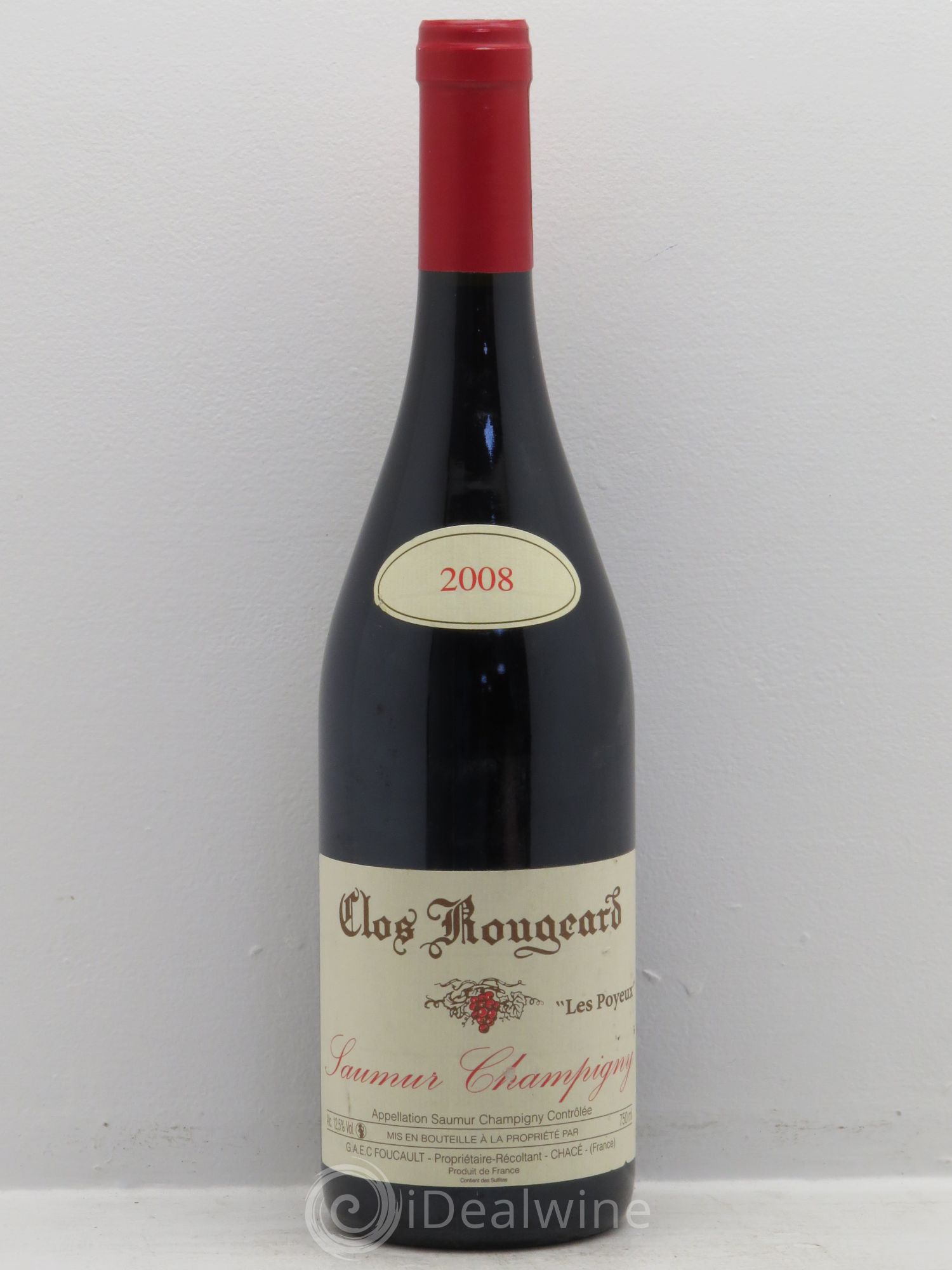 Saumur-Champigny Les Poyeux Clos Rougeard 2008 - Lot de 1 bouteille - 0