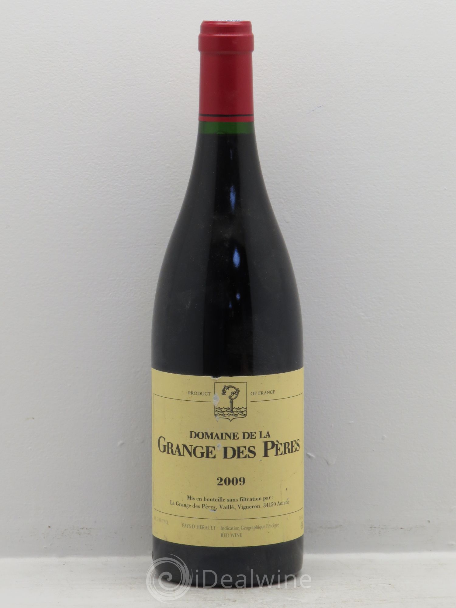 Pays d'Hérault Grange des Pères Laurent Vaillé 2009 - Lot de 1 bouteille - 0