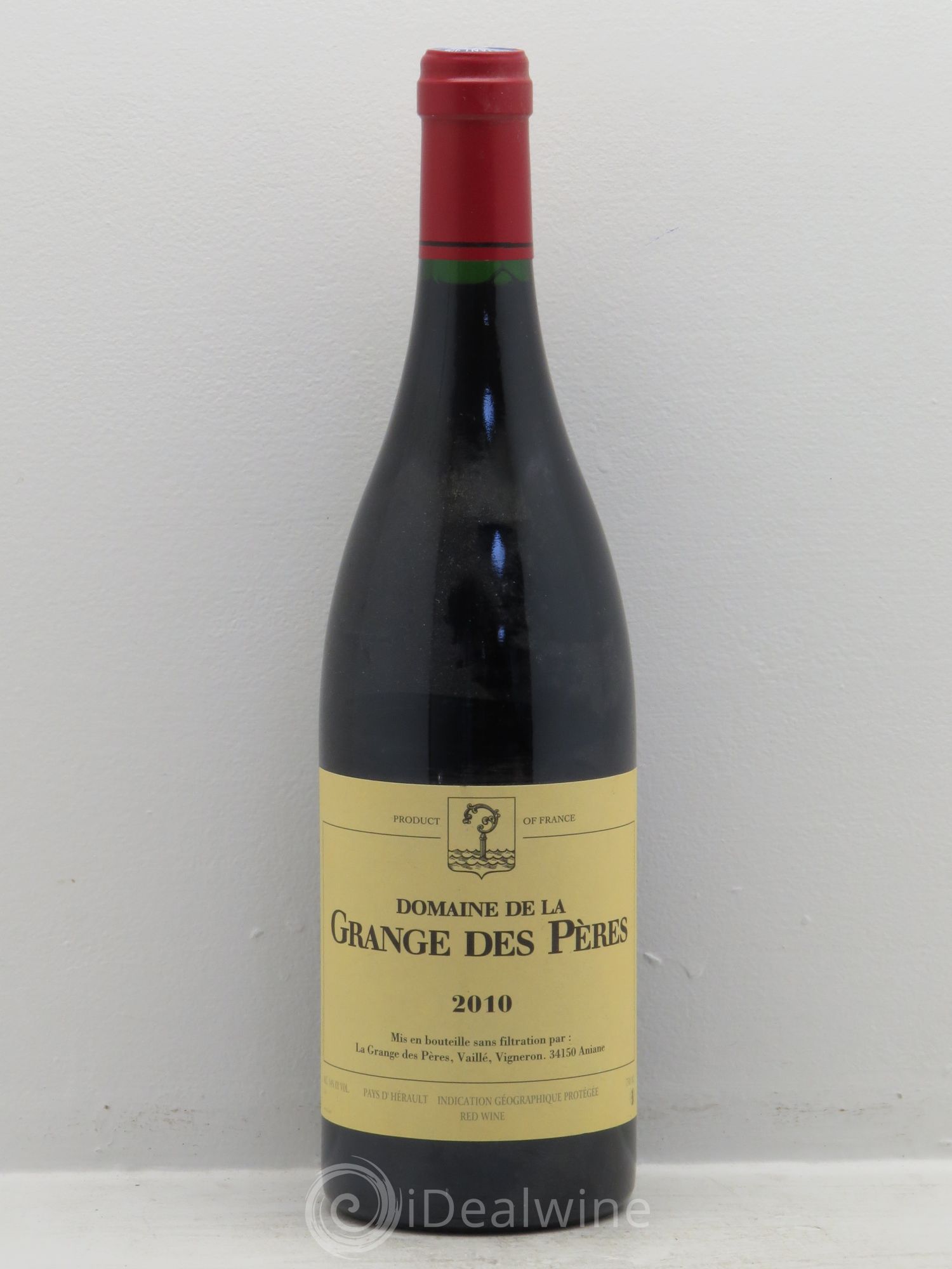 Pays d'Hérault Grange des Pères Laurent Vaillé 2010 - Lot de 1 bouteille - 0