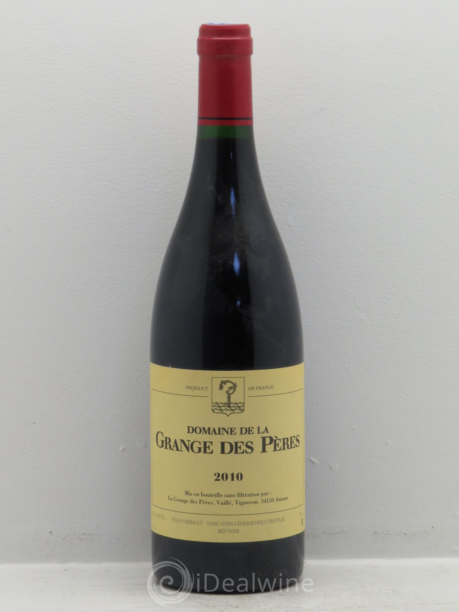 Pays d'Hérault Grange des Pères Laurent Vaillé 2010 - Lot de 1 bouteille - 0