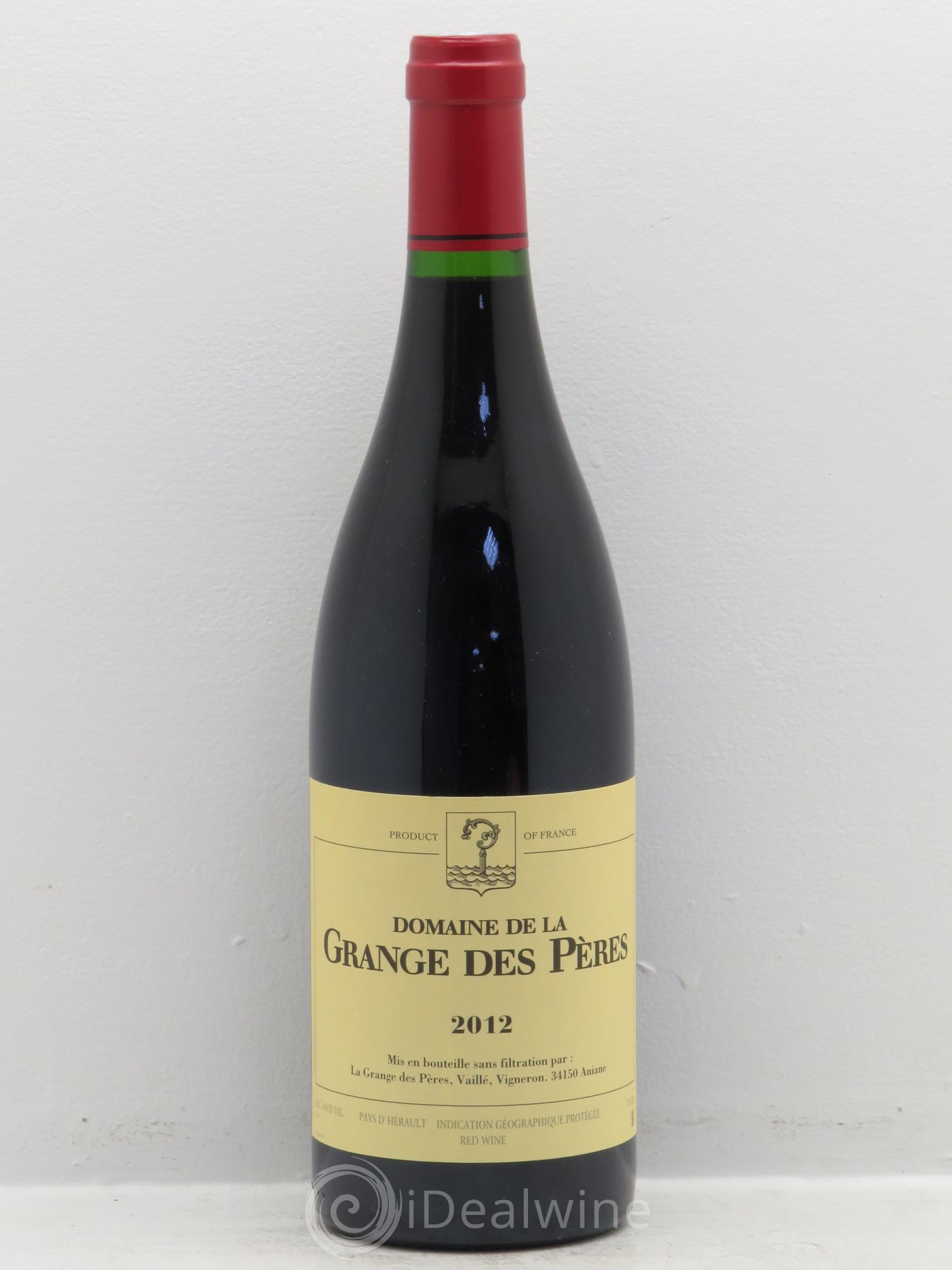 Pays d'Hérault Grange des Pères Laurent Vaillé à partir du 16/02/2016 2012 - Lot de 1 bouteille - 0