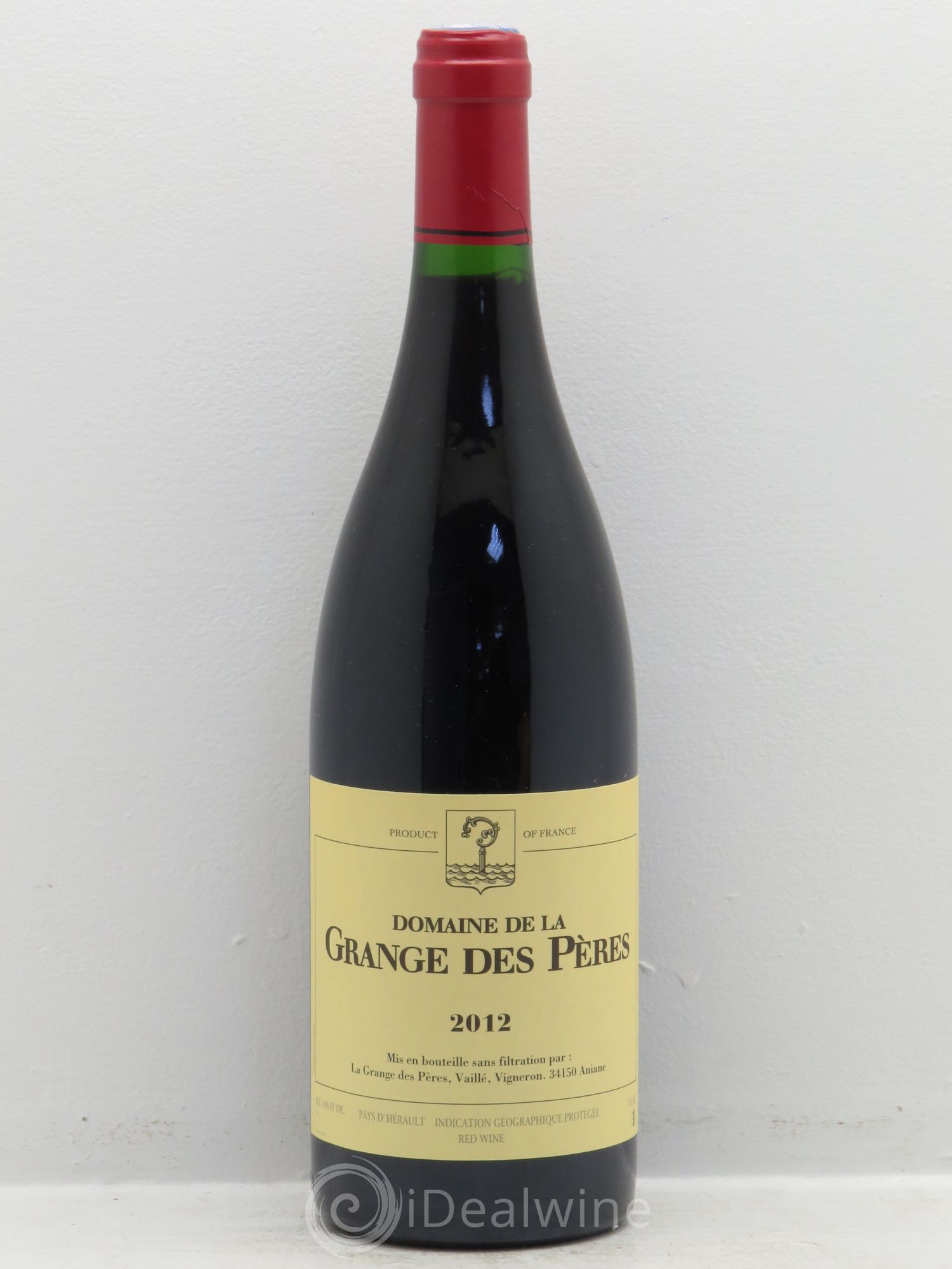 Pays d'Hérault Grange des Pères Laurent Vaillé 2012 - Lot de 1 bouteille - 0