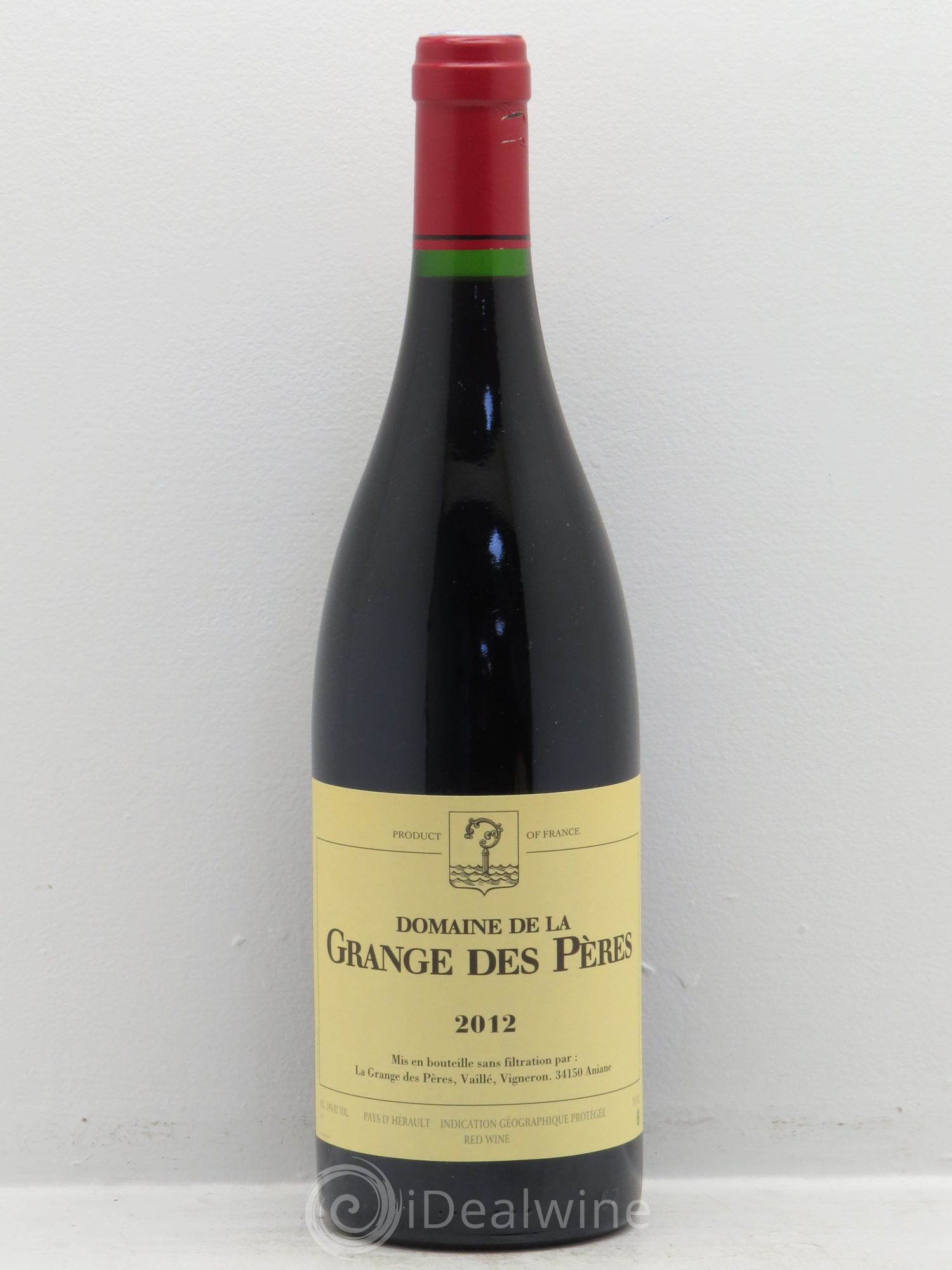 Pays d'Hérault Grange des Pères Laurent Vaillé à partir du 16/02/2016 2012 - Lot de 1 bouteille - 0
