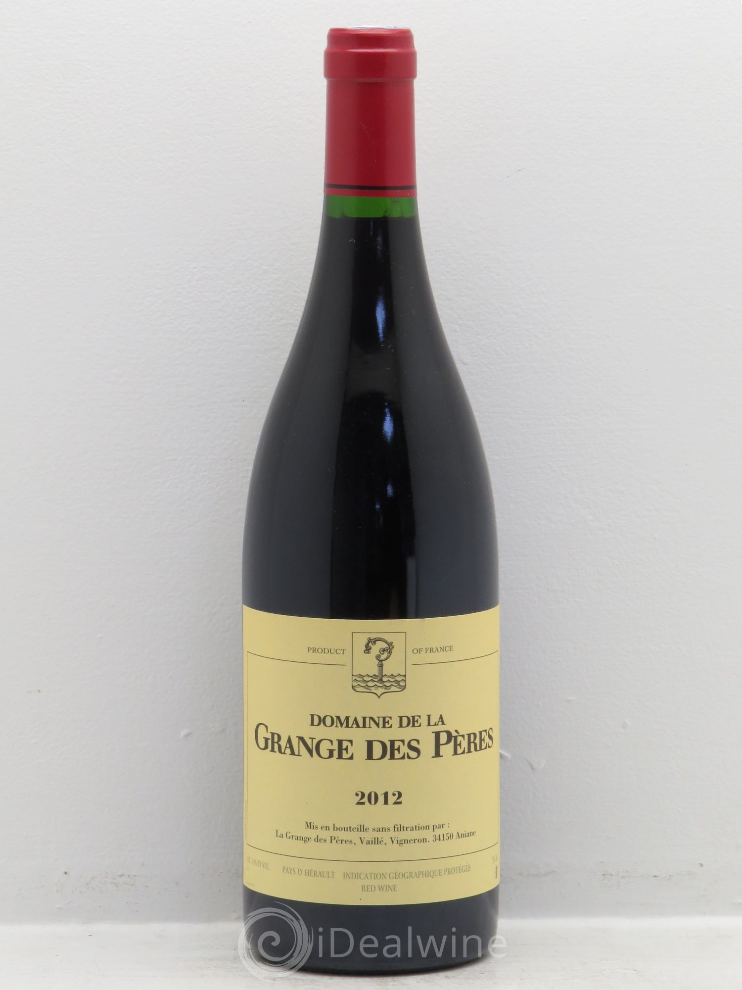 Pays d'Hérault Grange des Pères Laurent Vaillé à partir du 16/02/2016 2012 - Lot de 1 bouteille - 0