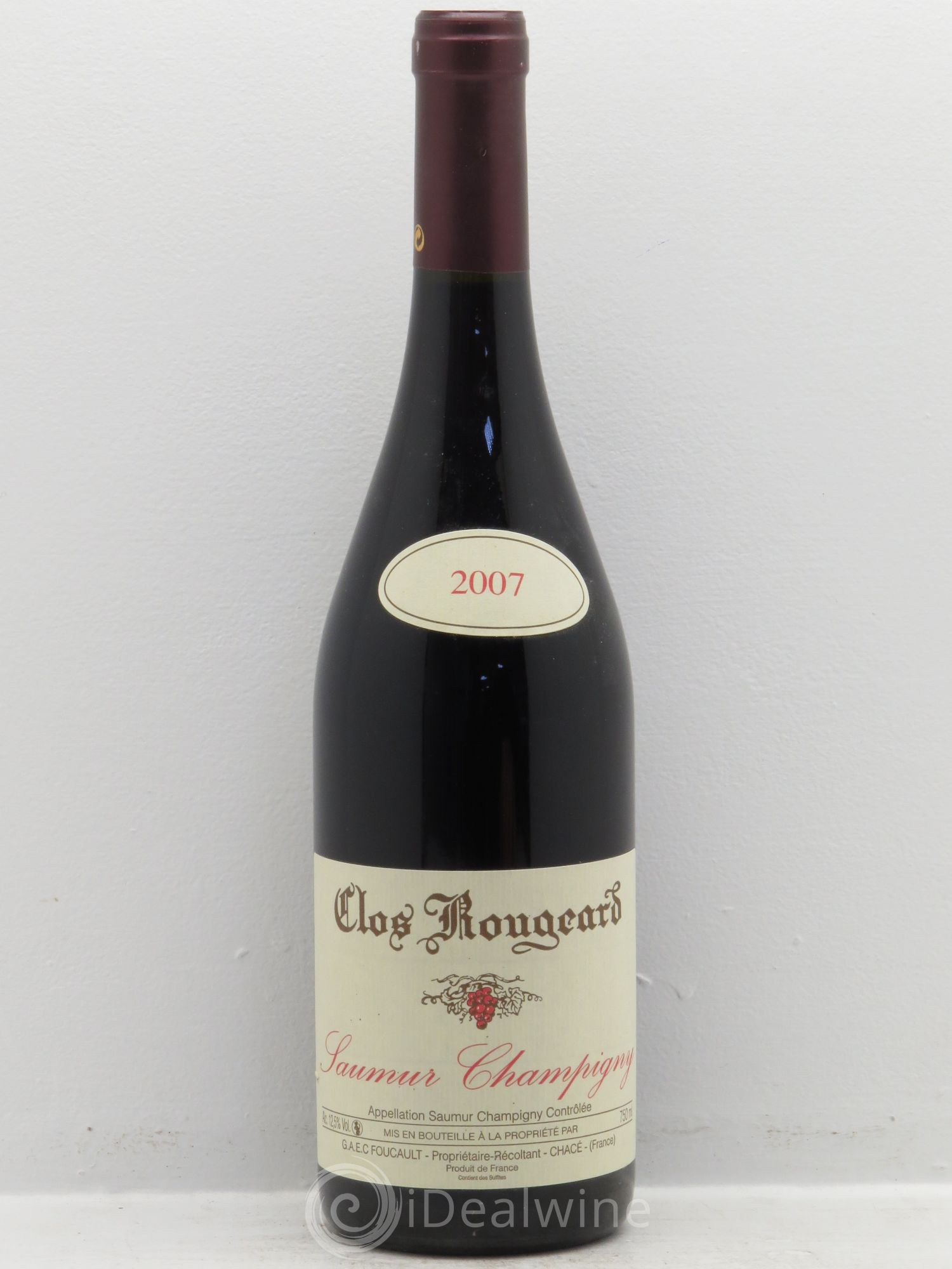 Saumur-Champigny Clos Rougeard 2007 - Lot de 1 bouteille - 0
