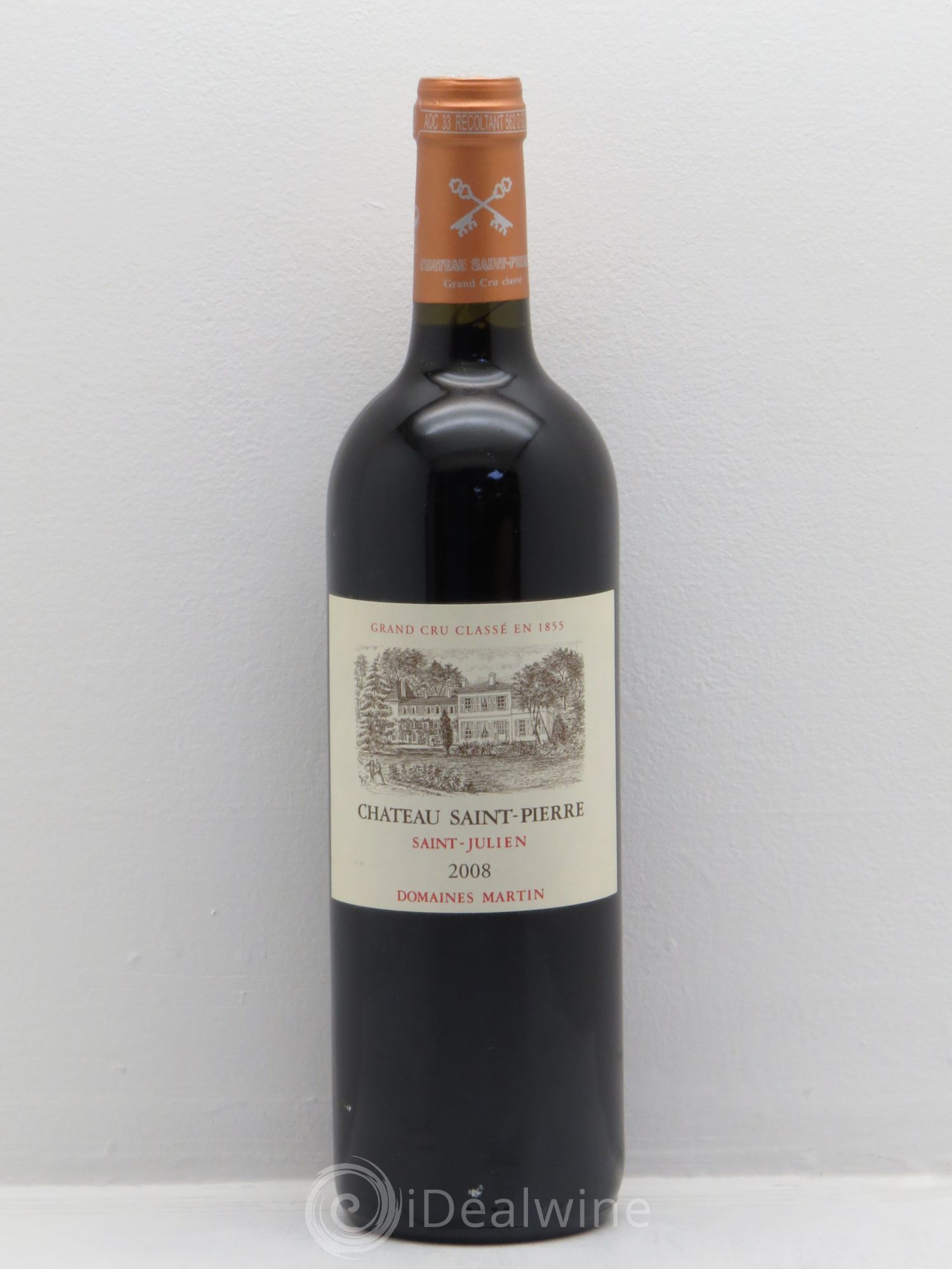 Château Saint-Pierre 4ème Grand Cru Classé 2008 - Lot de 1 bouteille - 0