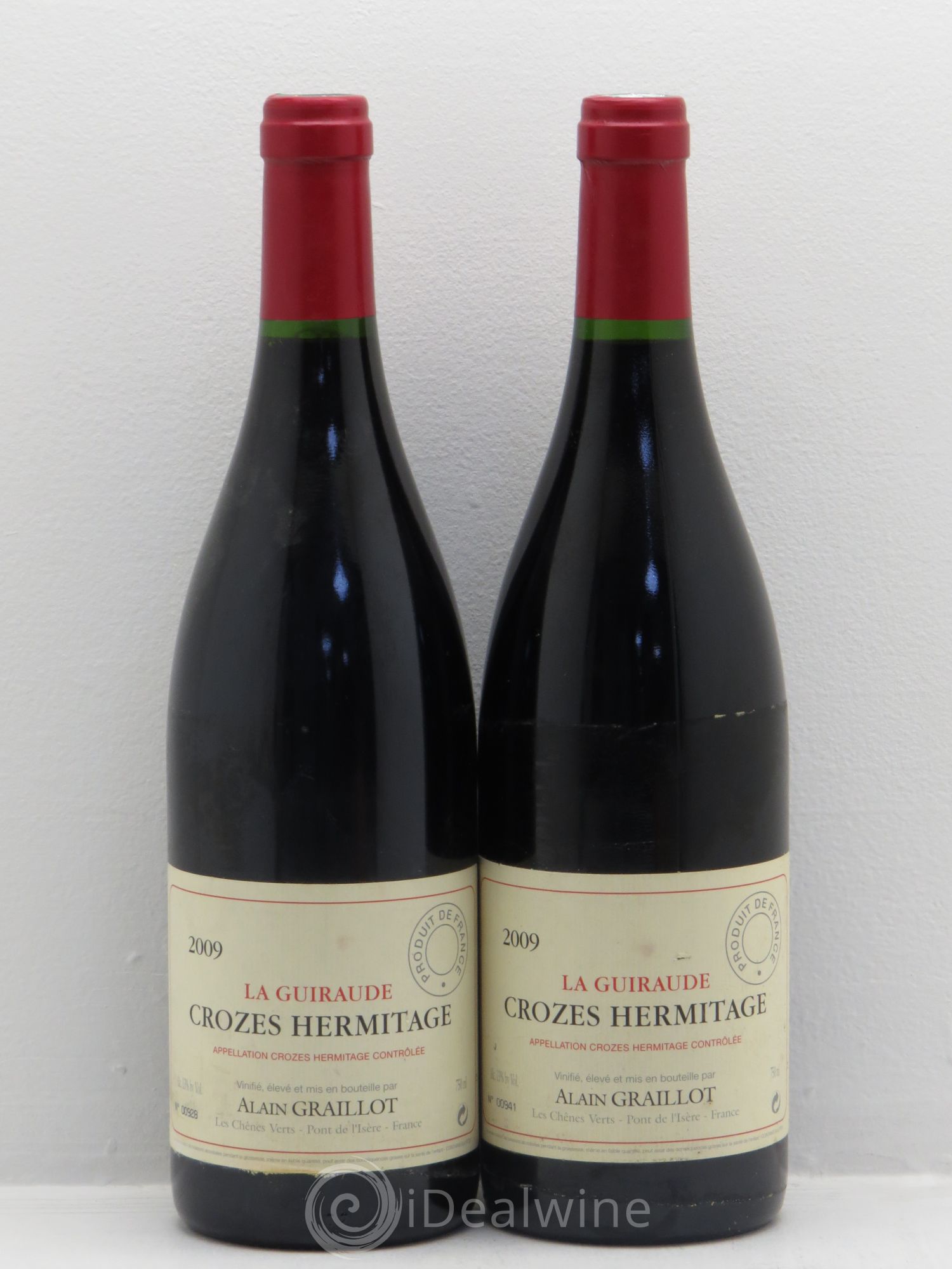 Crozes-Hermitage La Guiraude Domaine Graillot 2009 - Lot de 2 bouteilles - 0