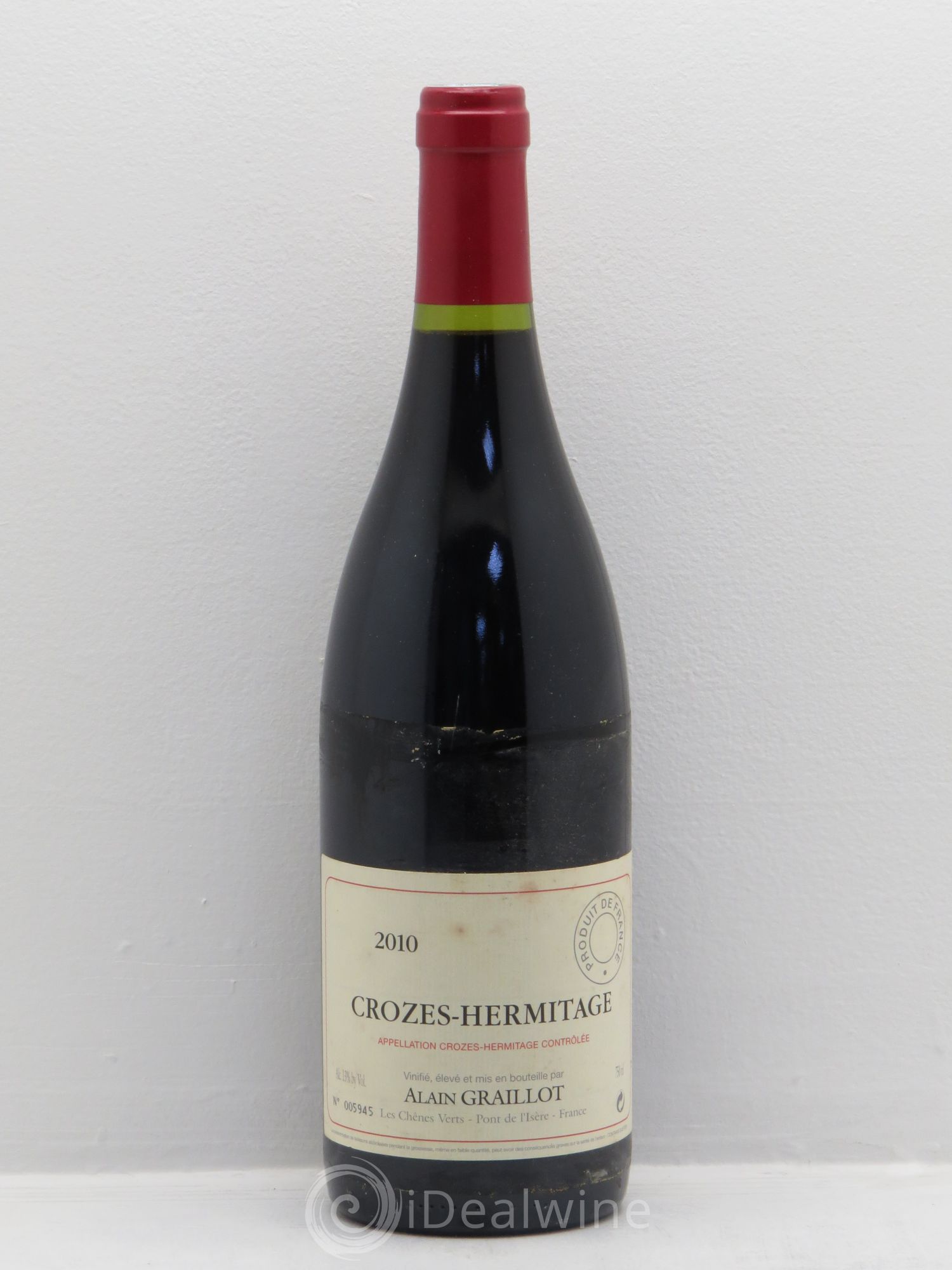 Crozes-Hermitage Domaine Graillot 2010 - Lot de 1 bouteille - 0