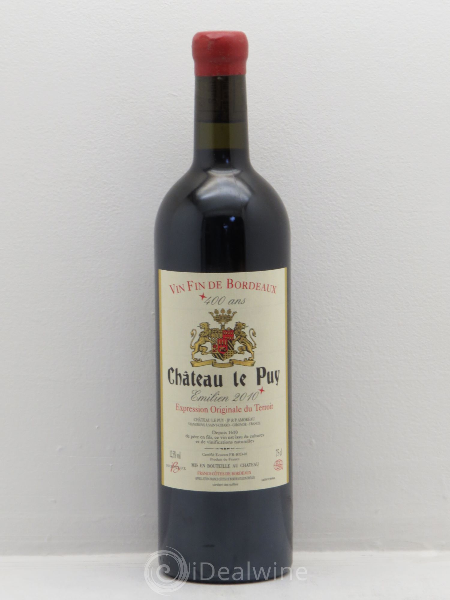 Le Puy - Cuvée Emilien 2010 - Lot de 1 bouteille - 0