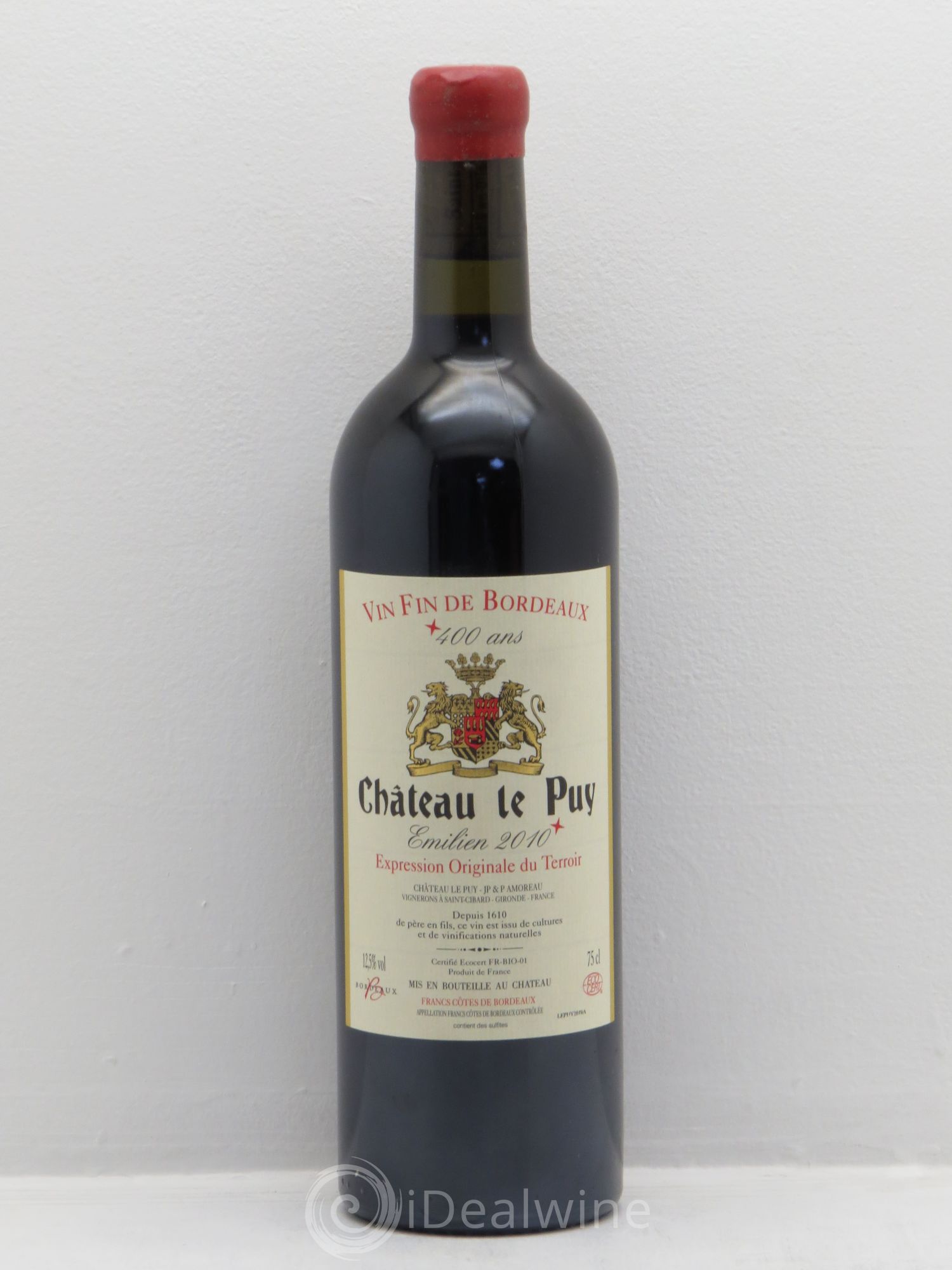 Le Puy - Cuvée Emilien 2010 - Lot de 1 bouteille - 0