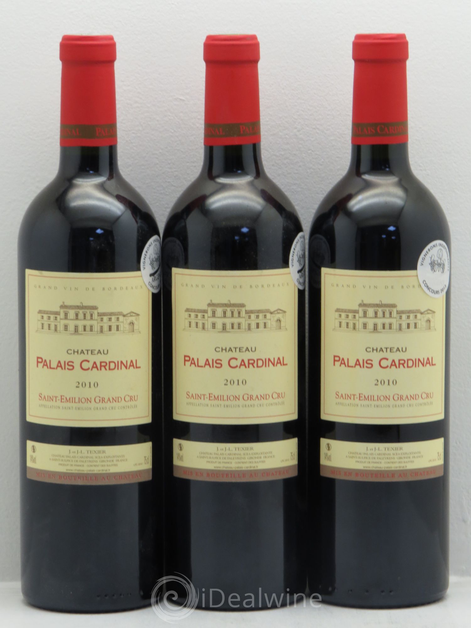 Château Palais Cardinal La Fuie 2010 - Lot de 3 bouteilles - 0