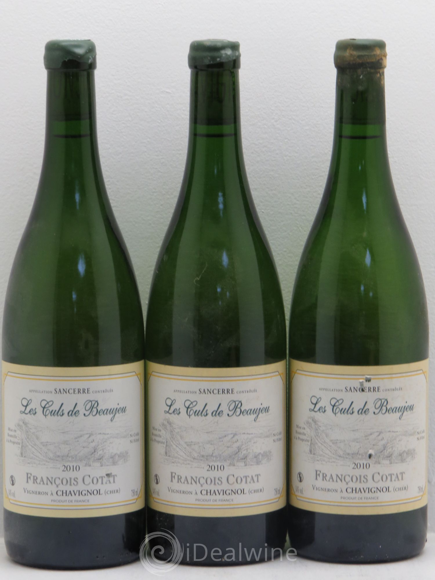 Sancerre Les Culs de Beaujeu François Cotat 2010 - Lot de 3 bouteilles - 0