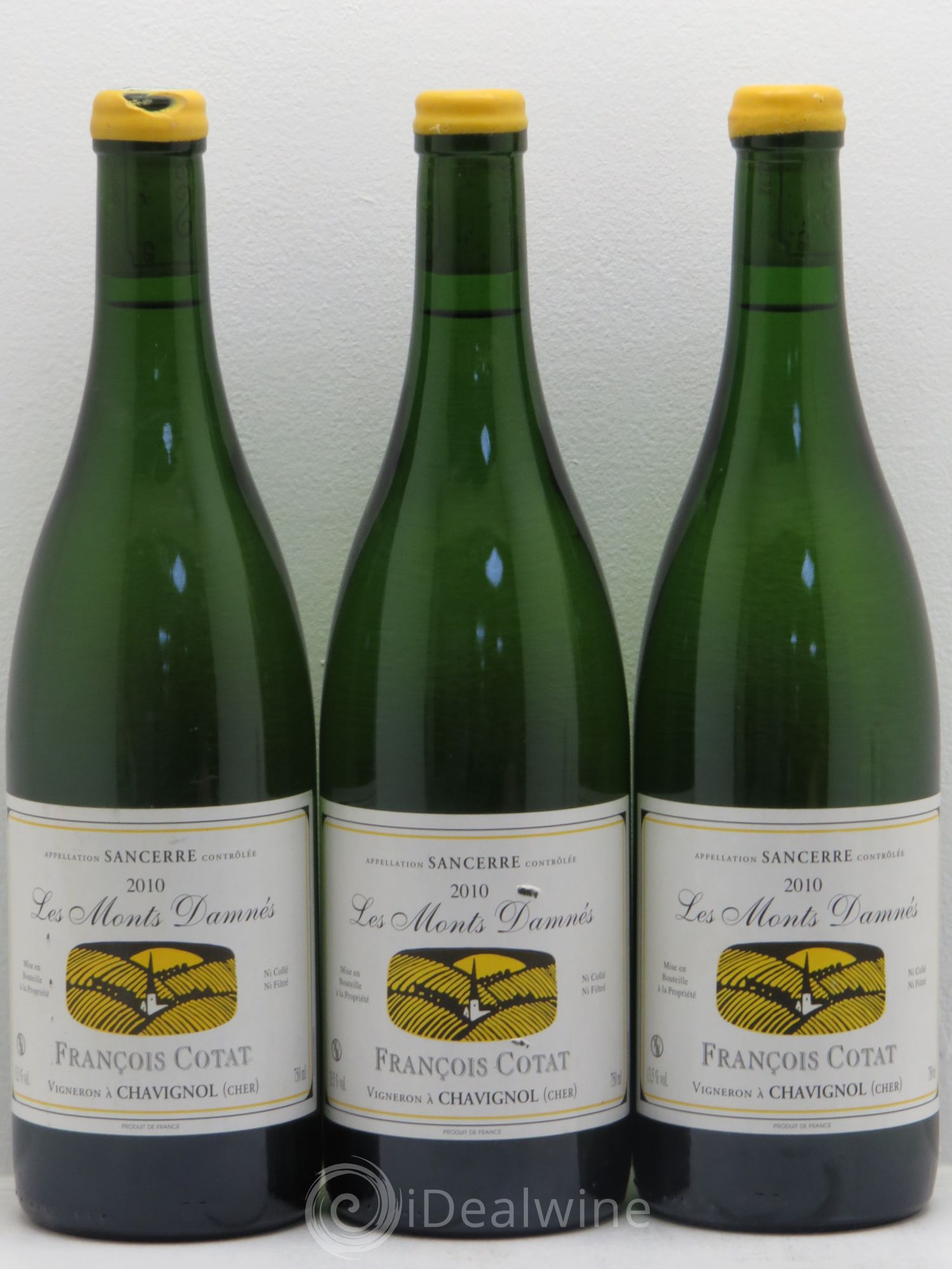 Sancerre Les Monts Damnés François Cotat 2010 - Lot de 3 bouteilles - 0