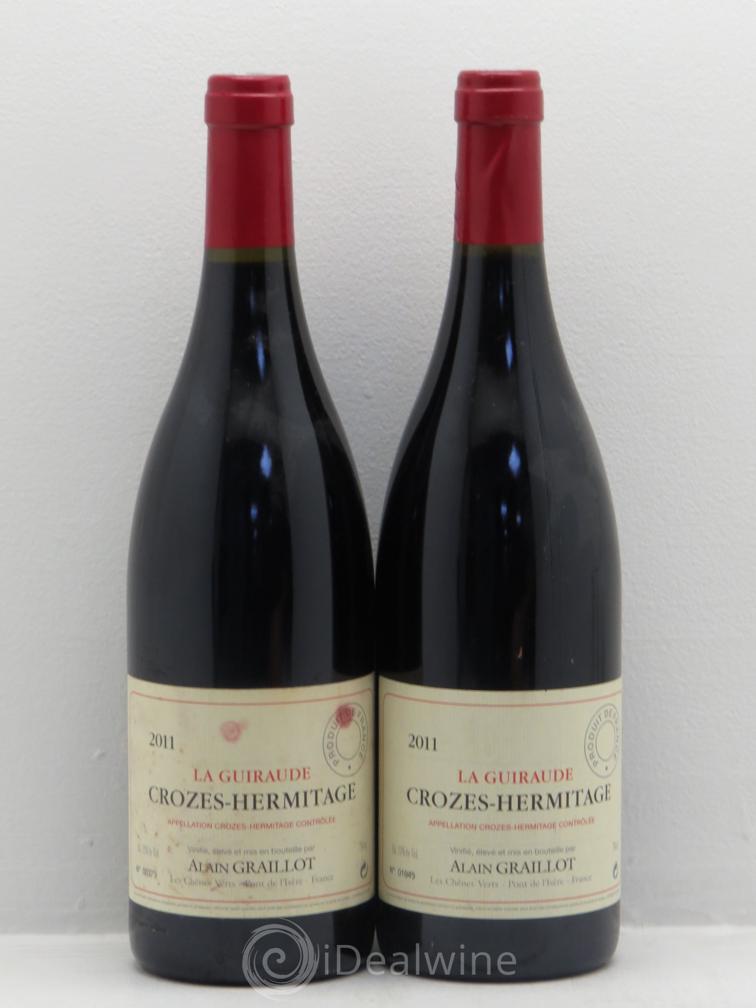 Crozes-Hermitage La Guiraude Domaine Graillot 2011 - Lot de 2 bouteilles - 0