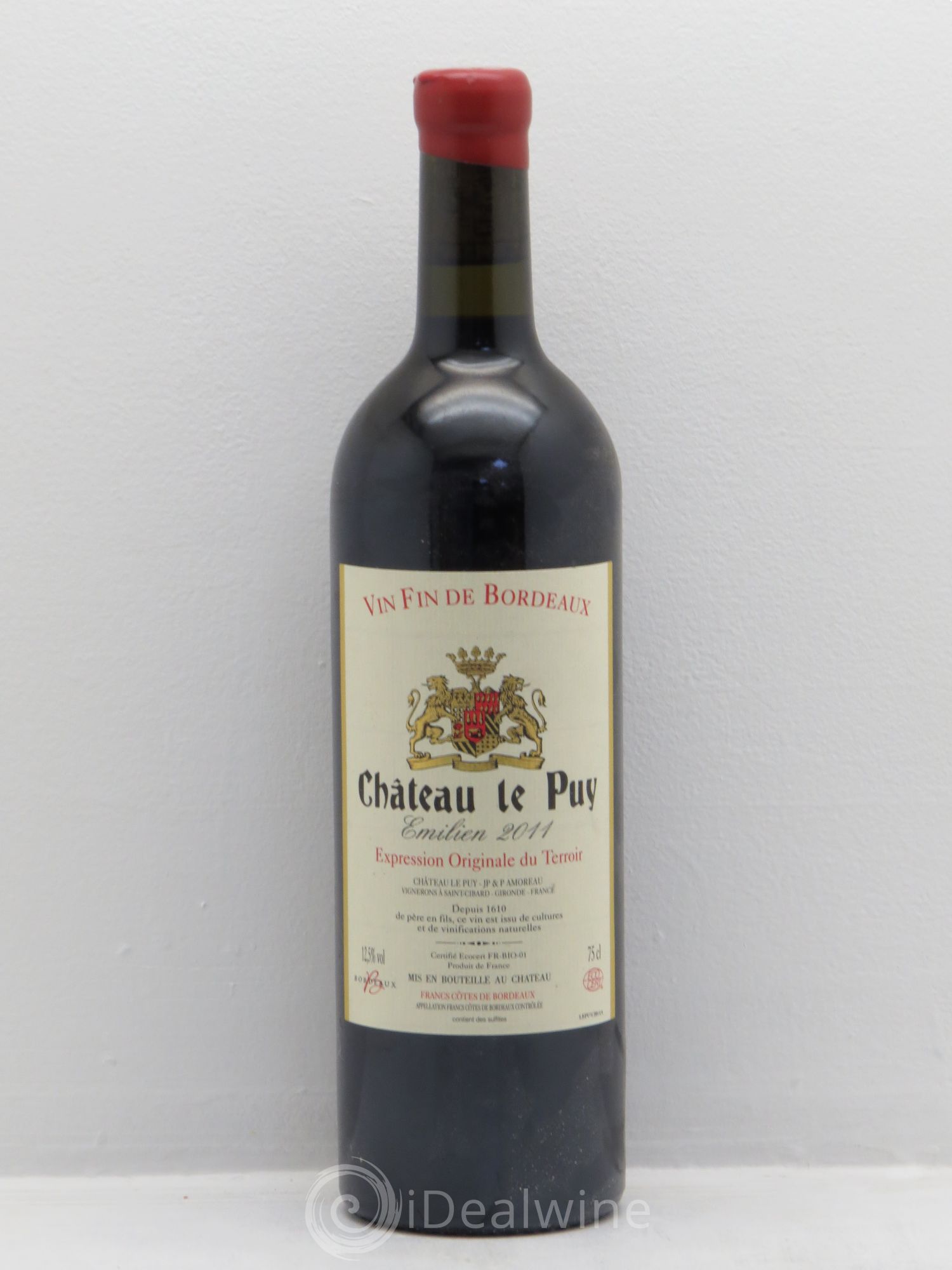 Le Puy - Cuvée Emilien 2011 - Lot de 1 bouteille - 0