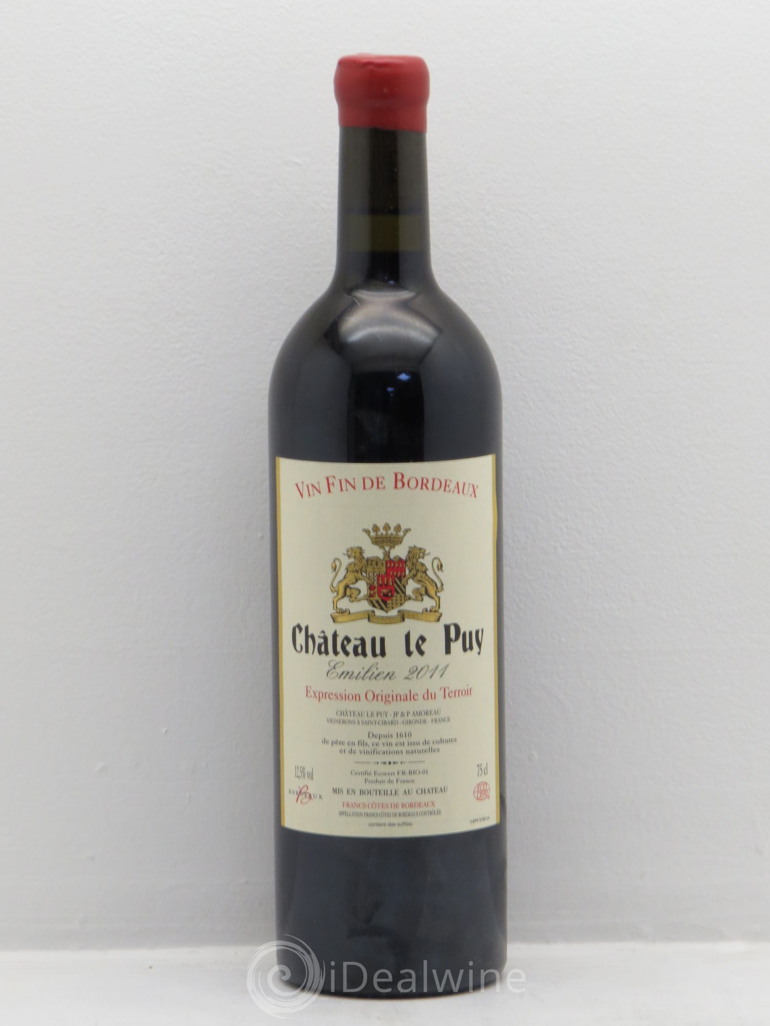 Le Puy - Cuvée Emilien 2011 - Lot de 1 bouteille - 0