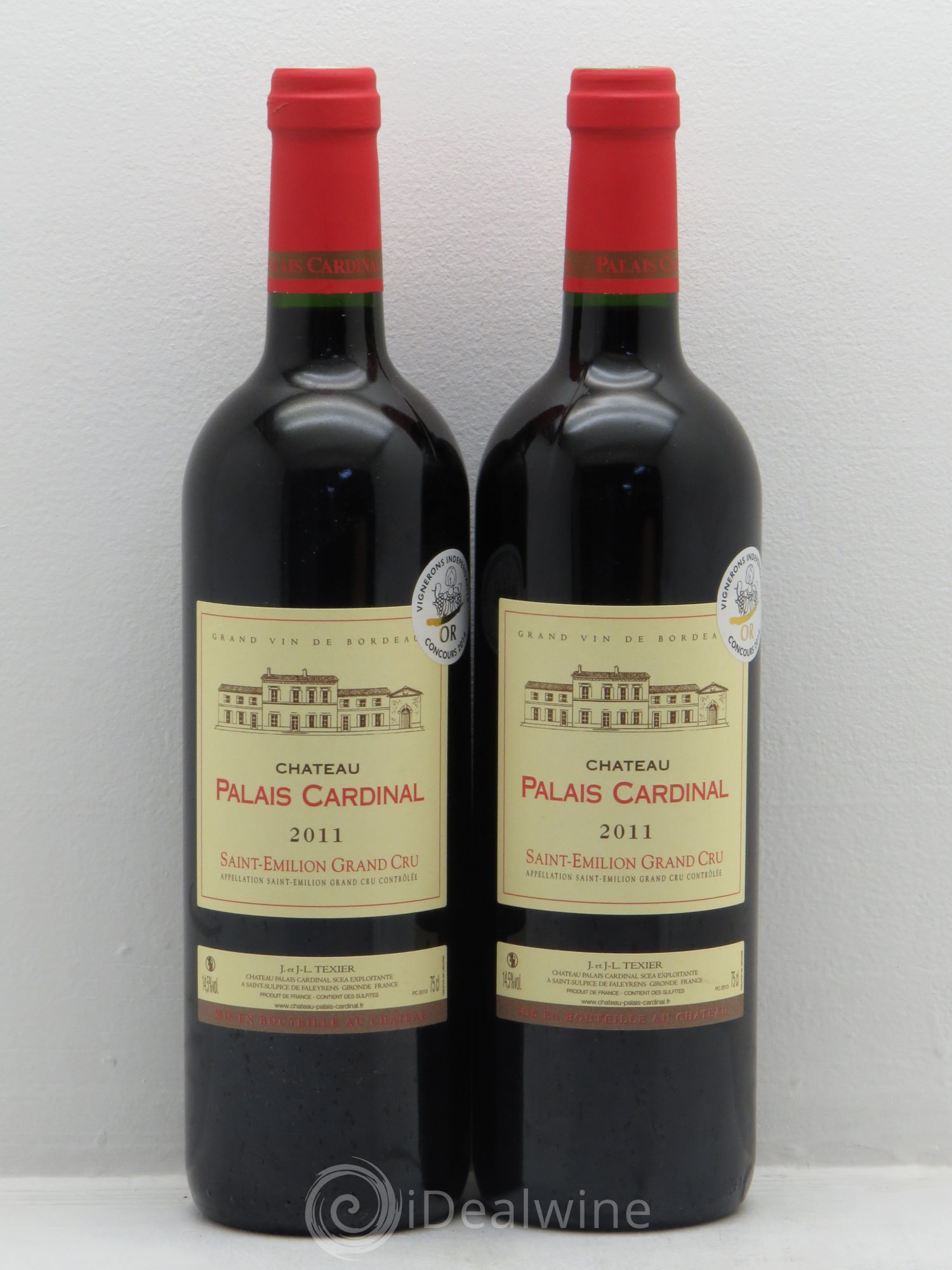 Château Palais Cardinal La Fuie 2011 - Lot de 2 bouteilles - 0