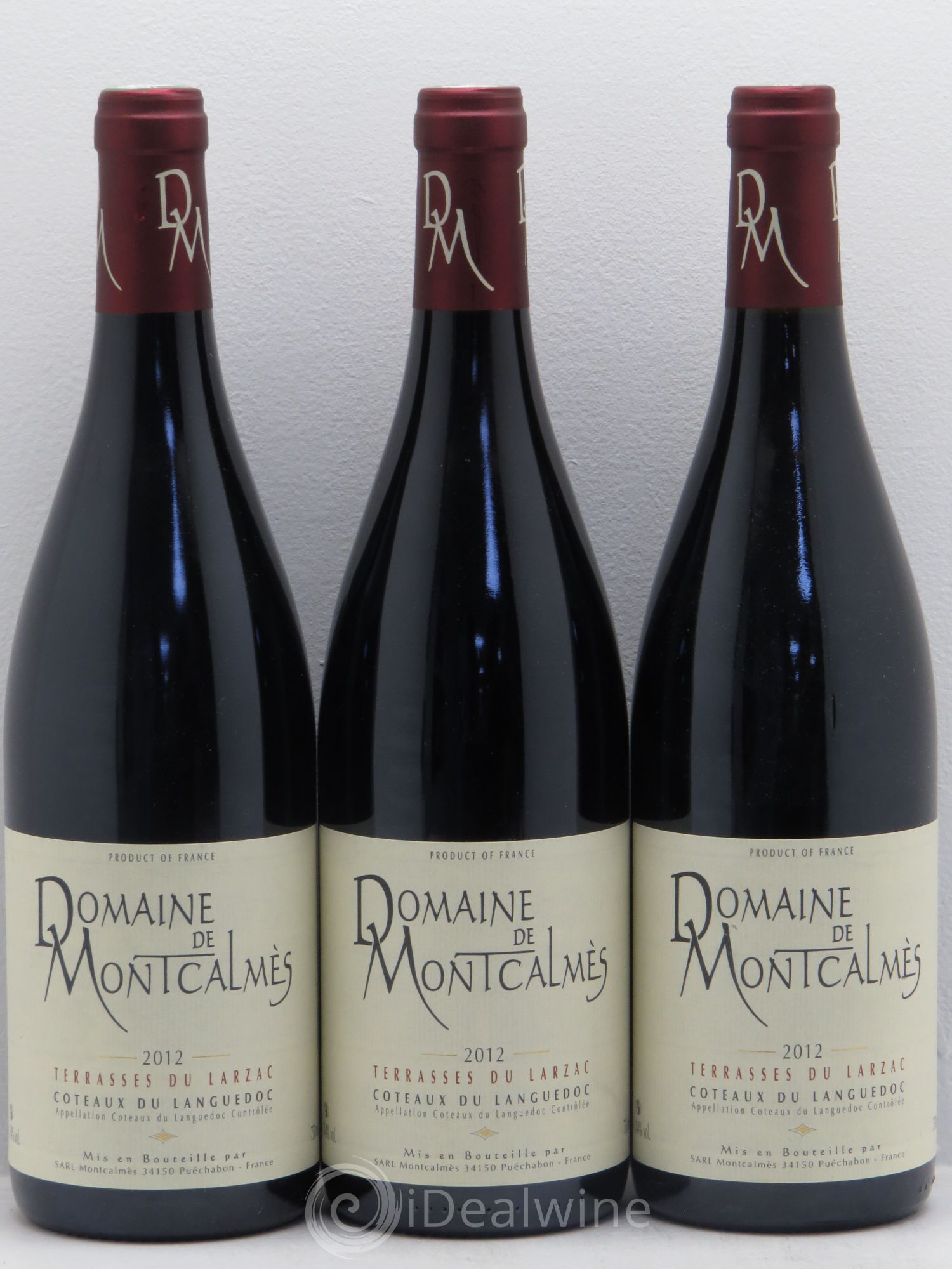 Coteaux du Languedoc Montcalmès 2012 - Lot de 3 bouteilles - 0