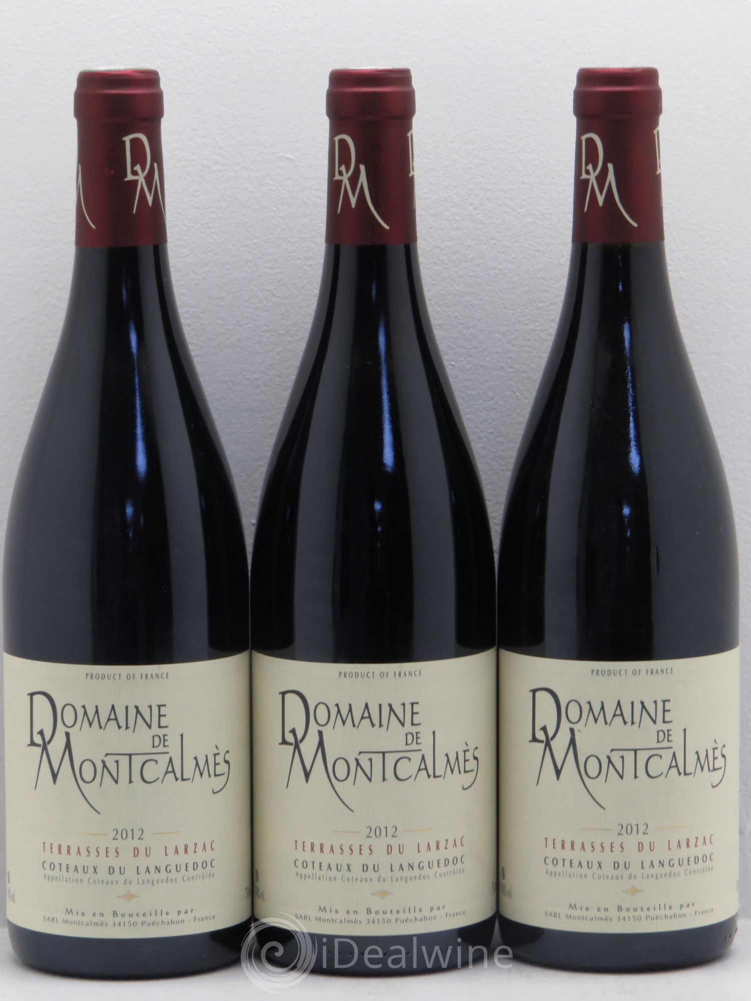Coteaux du Languedoc Montcalmès 2012 - Lot de 3 bouteilles - 0