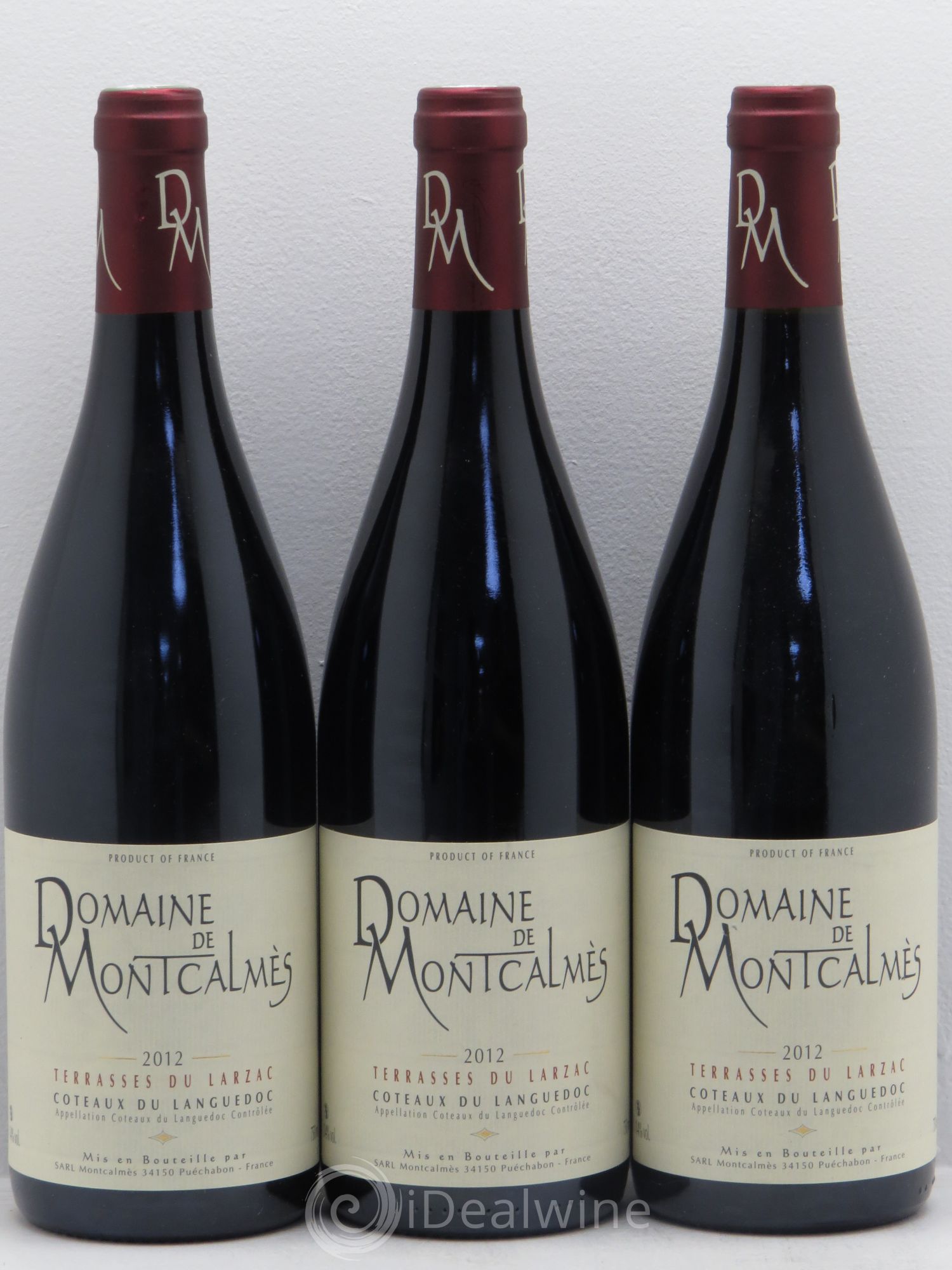 Coteaux du Languedoc Montcalmès 2012 - Lot de 3 bouteilles - 0
