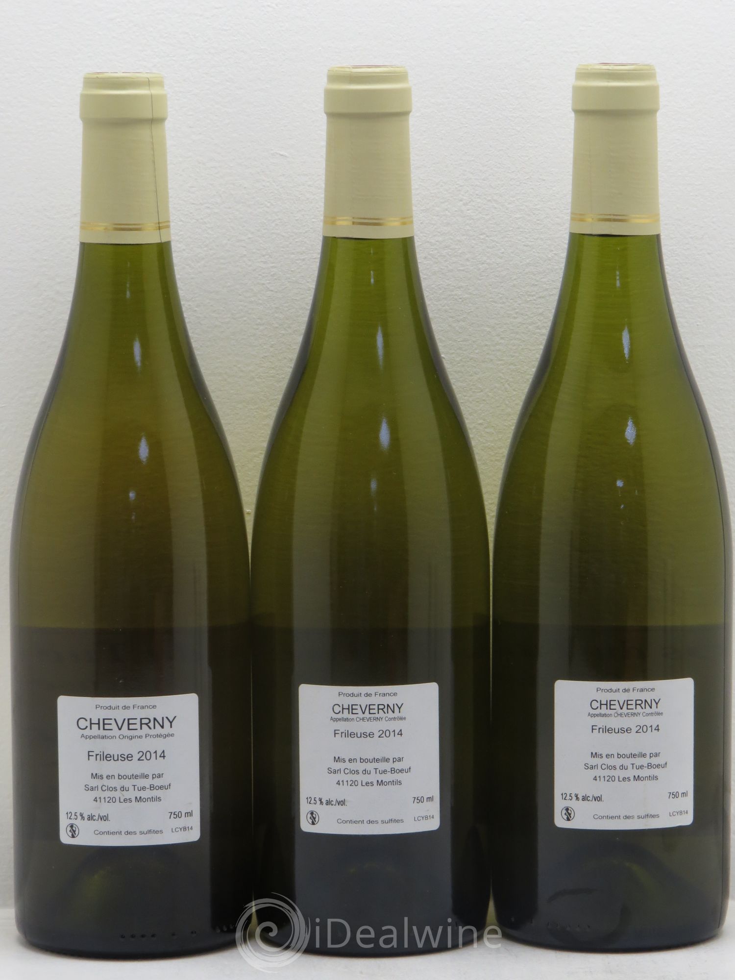 Cheverny Frileuse Clos du Tue-Boeuf 2014 - Lot de 3 bouteilles - 1