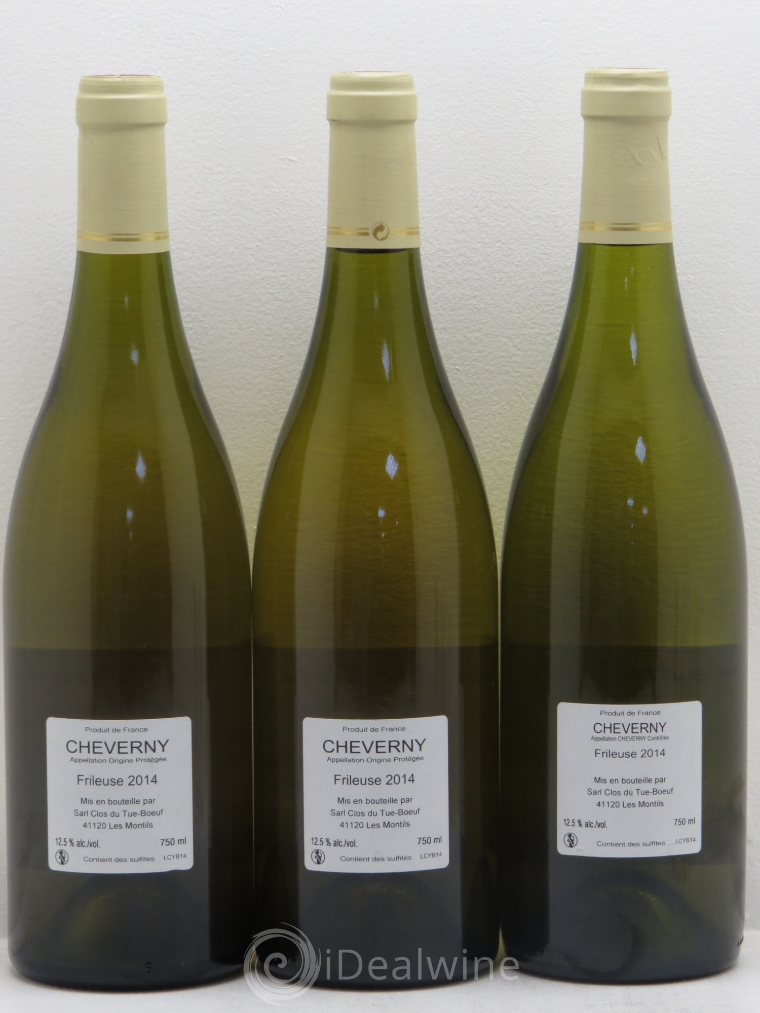 Cheverny Frileuse Clos du Tue-Boeuf 2014 - Lot de 3 bouteilles - 1