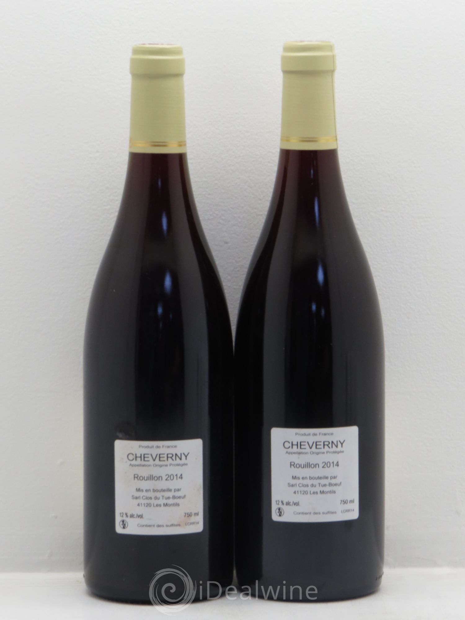 Cheverny Rouillon Clos du Tue-Boeuf 2014 - Posten von 2 Flaschen - 1