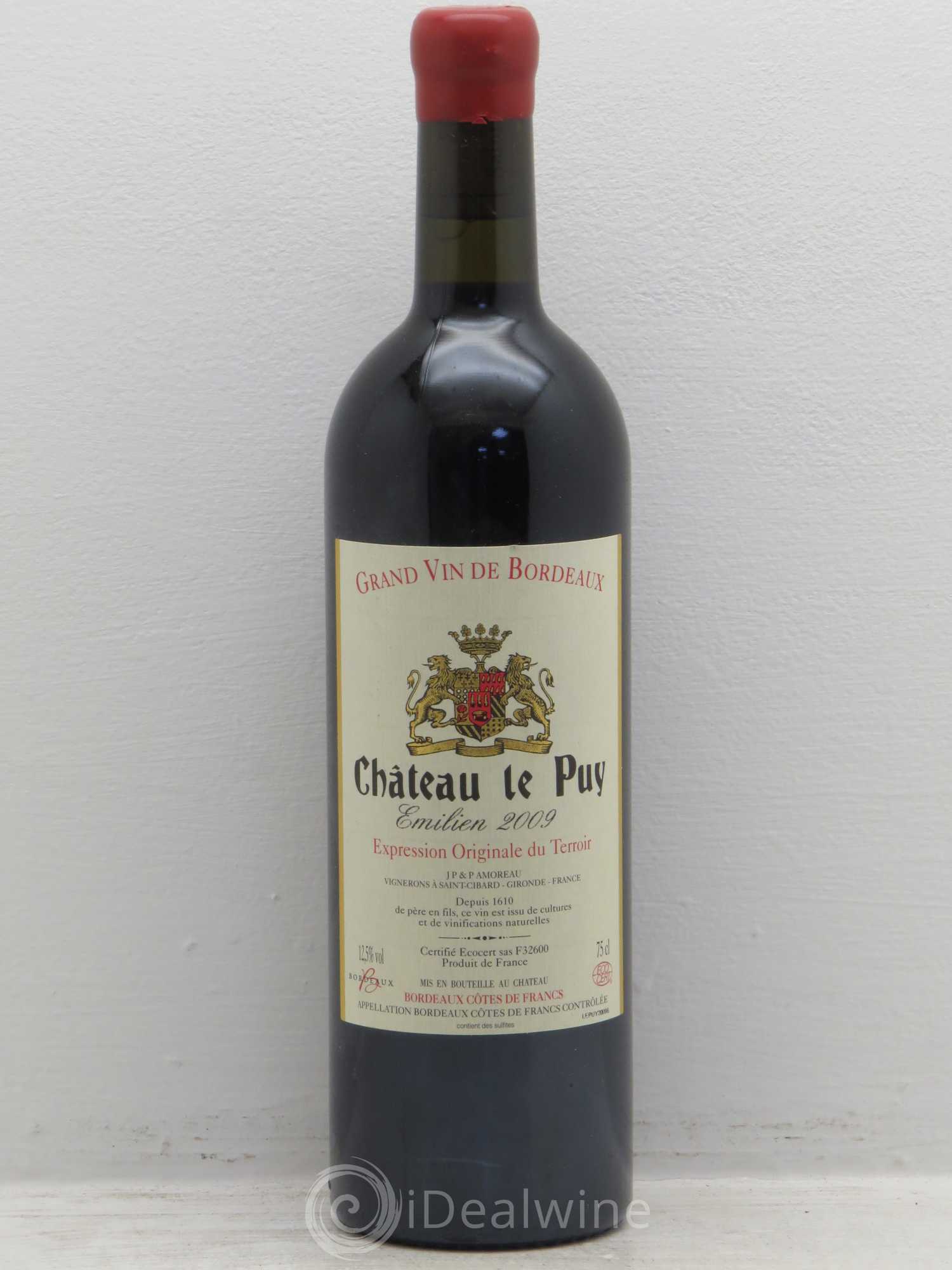 Le Puy - Cuvée Emilien 2009 - Lot de 1 bouteille - 0