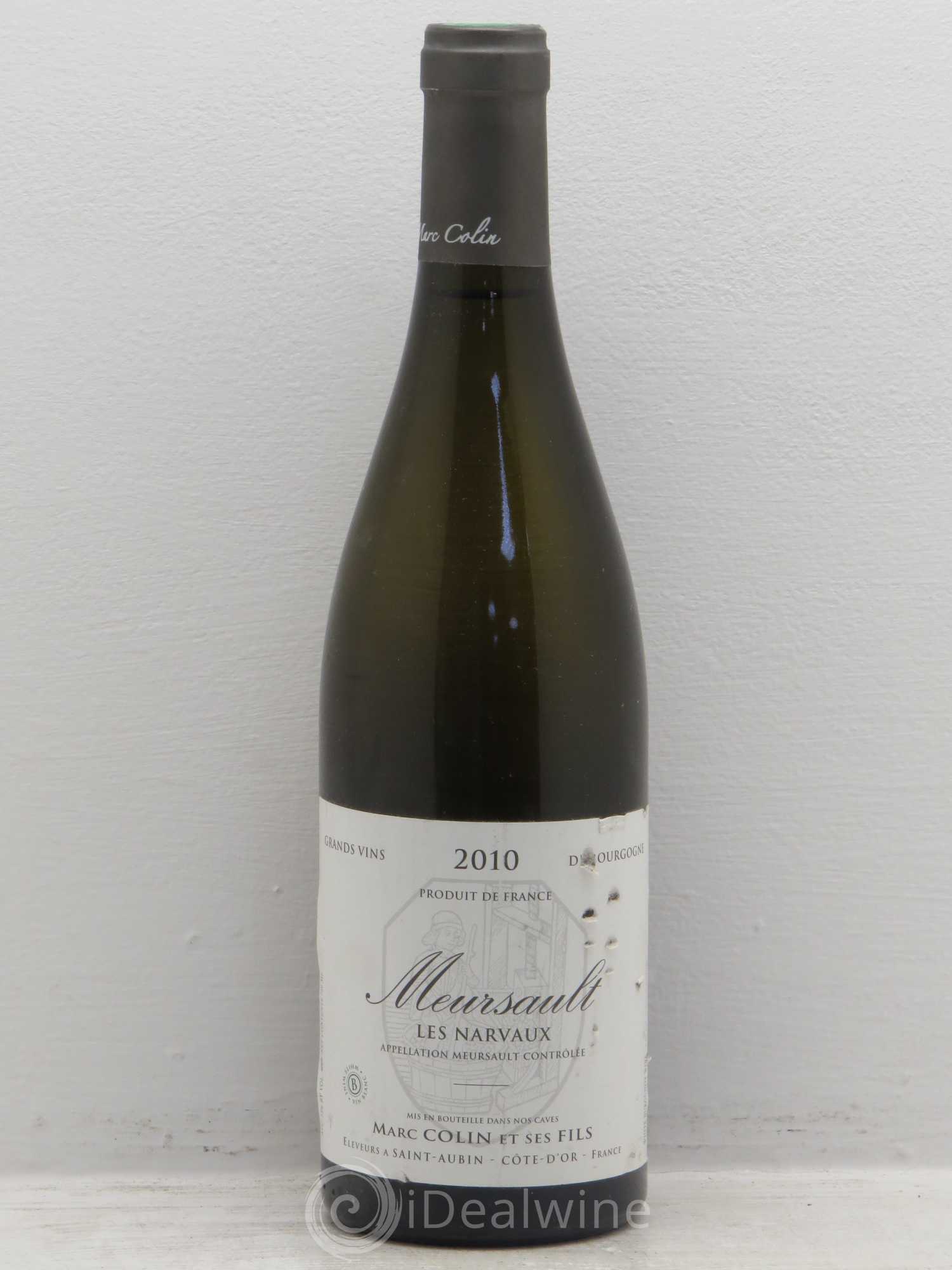 Meursault 1er Cru Domaine Marc Colin 2010 - Lot de 1 bouteille - 0