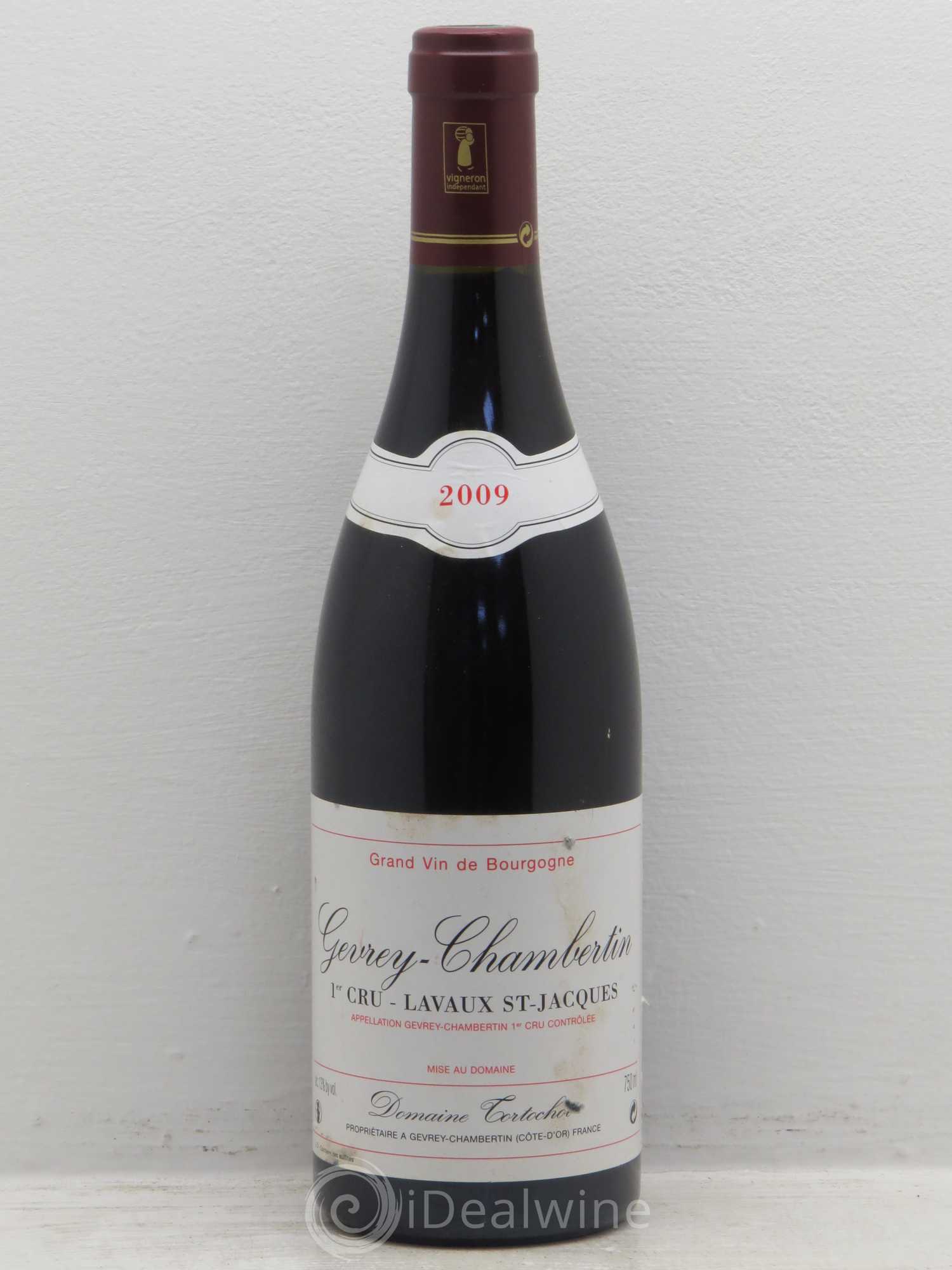 Gevrey-Chambertin 1er Cru Lavaux Saint Jacques Tortochot (Domaine) 2009 - Lot de 1 bouteille - 0