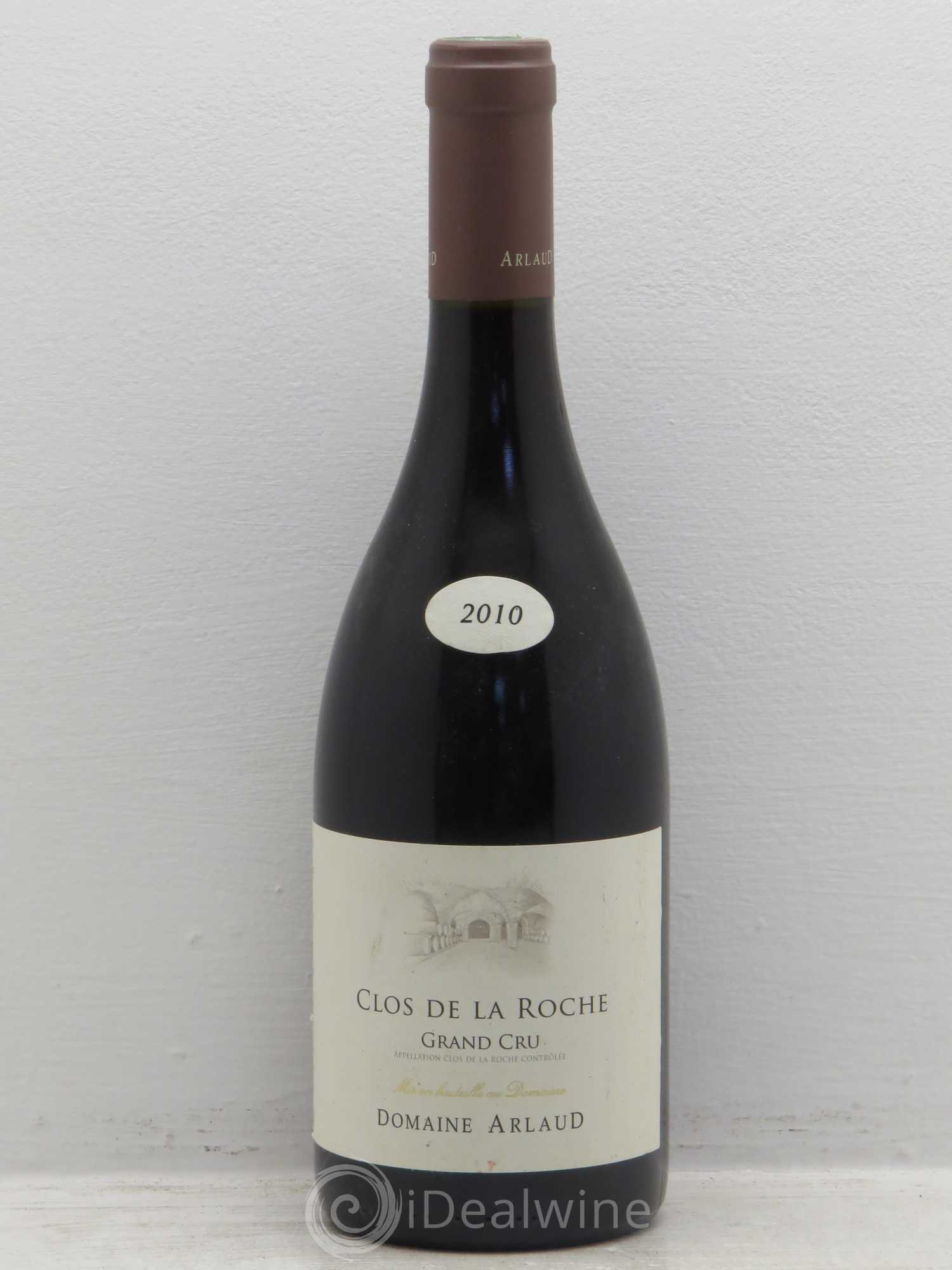 Clos de la Roche Grand Cru Arlaud 2010 - Lot de 1 bouteille - 0