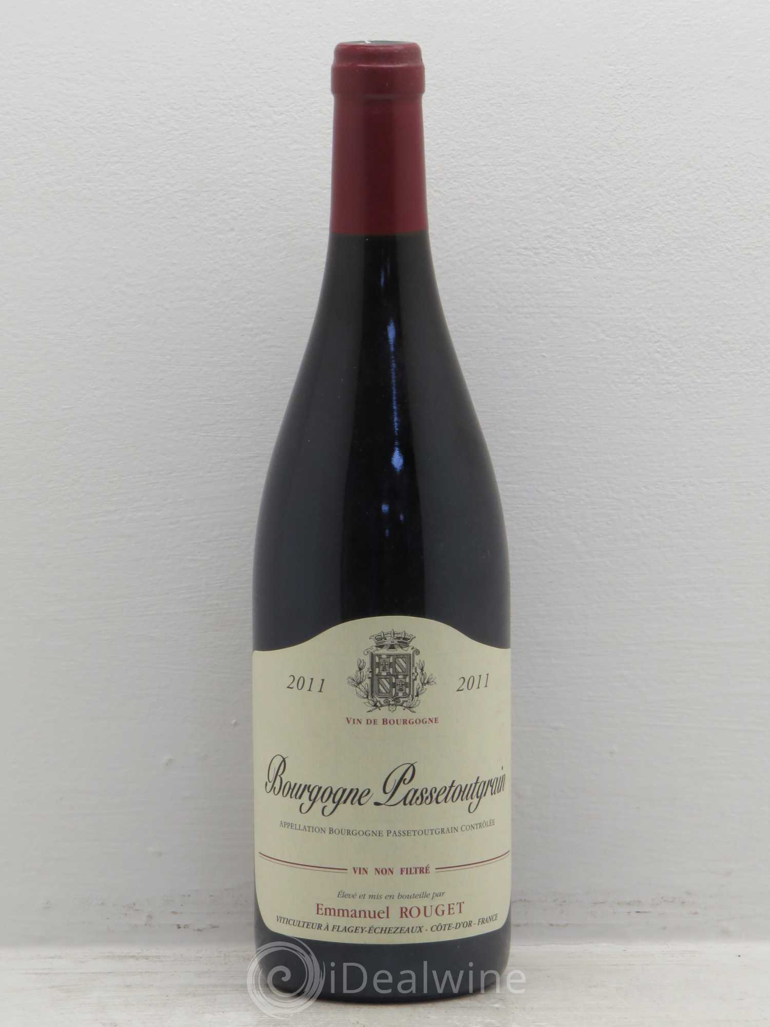 Bourgogne Passetoutgrain Rouget 2011 - Lot de 1 bouteille - 0
