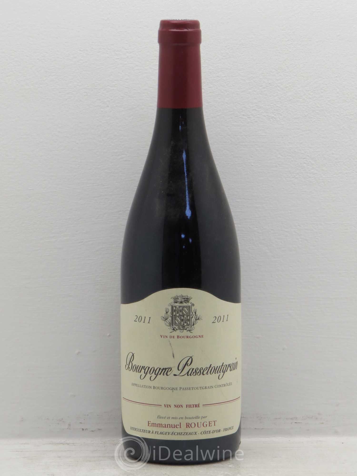 Bourgogne Passetoutgrain Rouget 2011 - Lot de 1 bouteille - 0