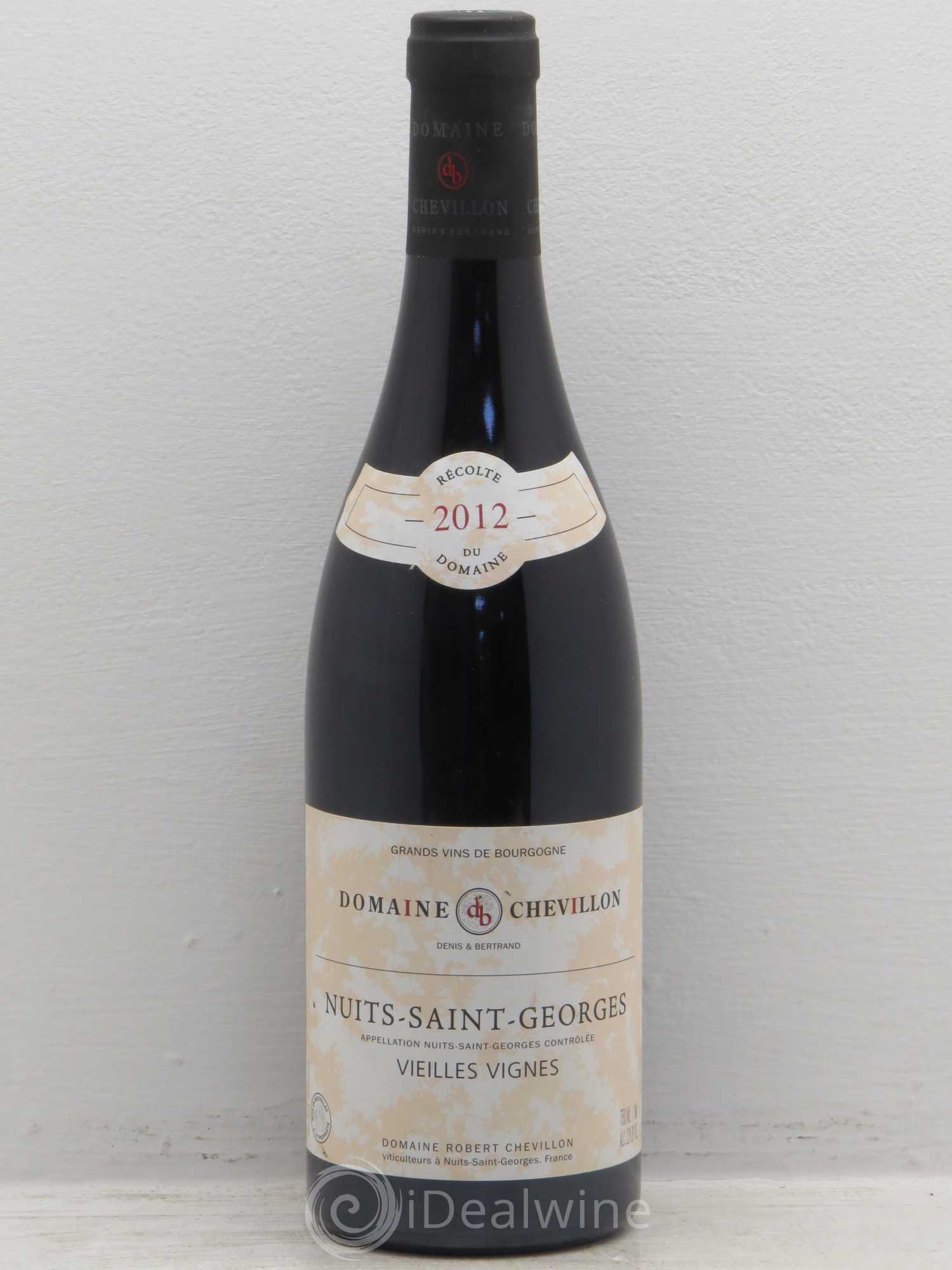 Nuits-Saint-Georges Vieilles vignes Robert Chevillon 2012 - Lot de 1 bouteille - 0