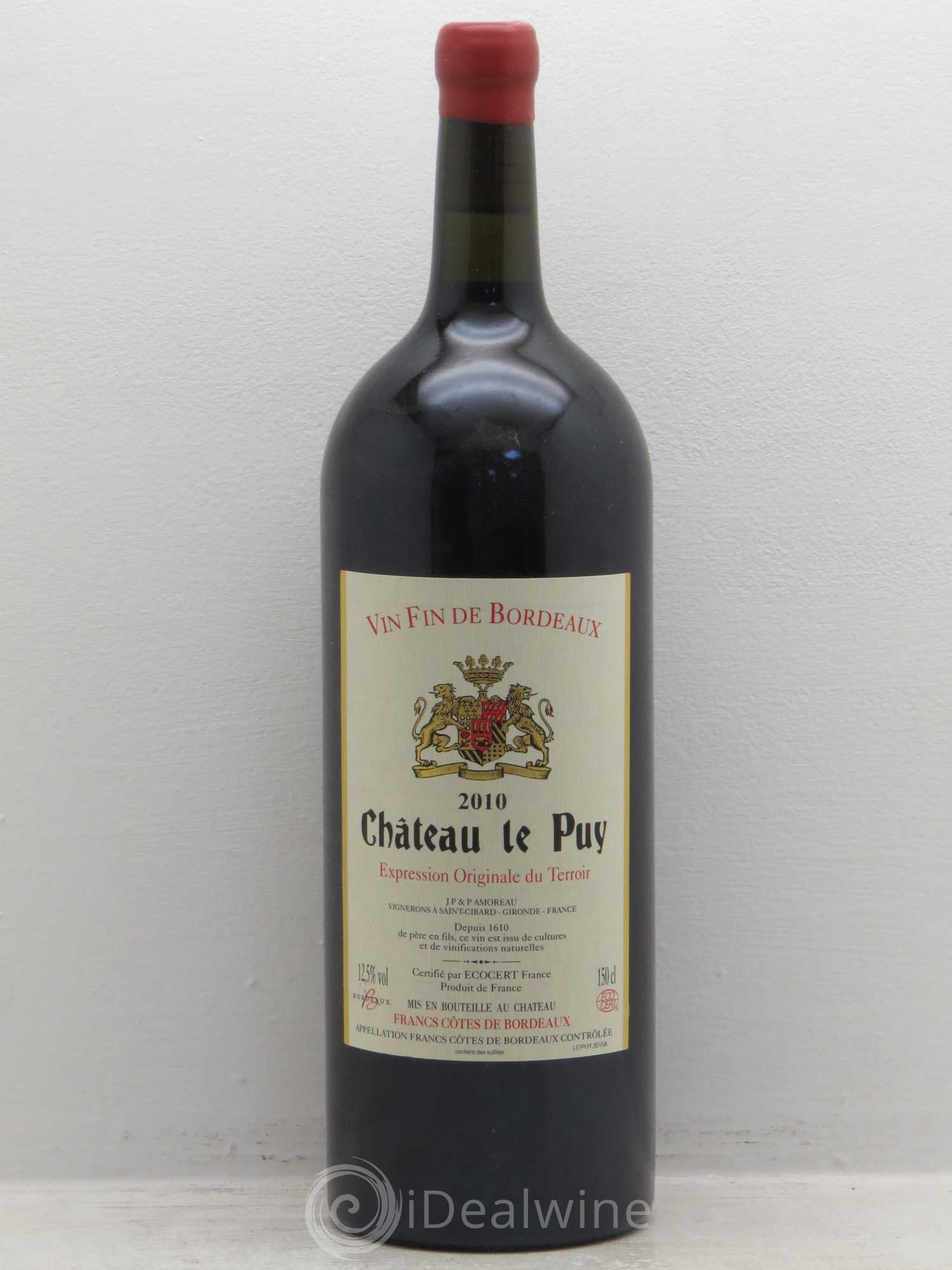 Château Le Puy 2010 - Lot de 1 magnum - 0