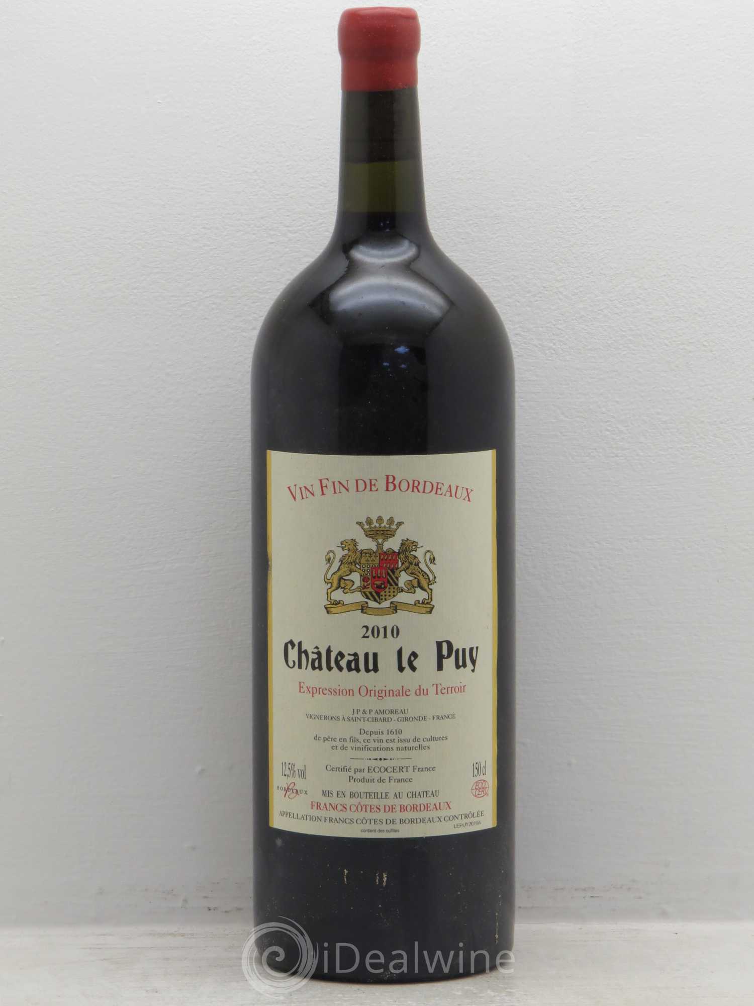 Château Le Puy 2010 - Lot de 1 magnum - 0